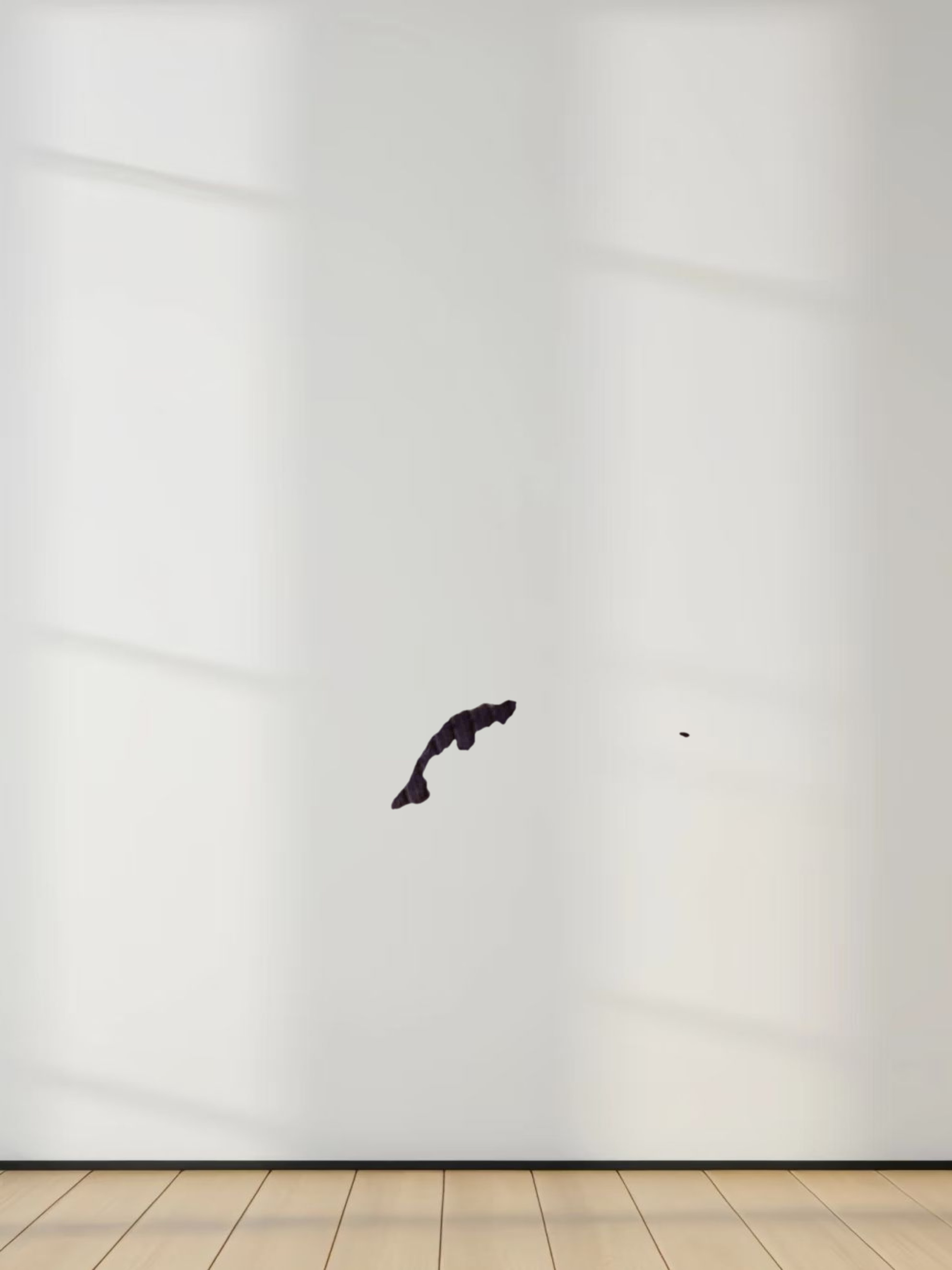 Striped Ribbed Turtleneck-Grey/Peach