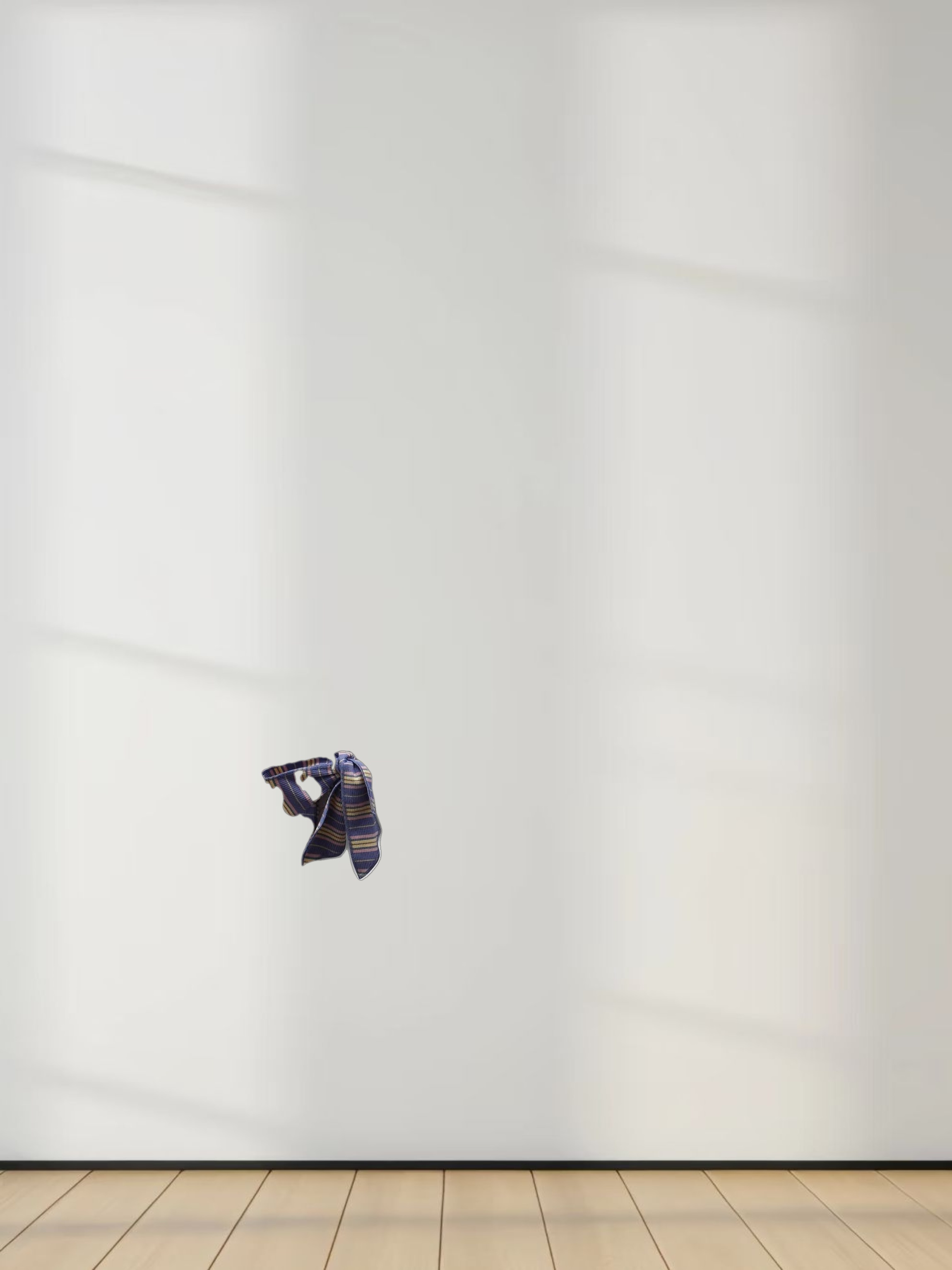 Striped Wrap Tee-Blue