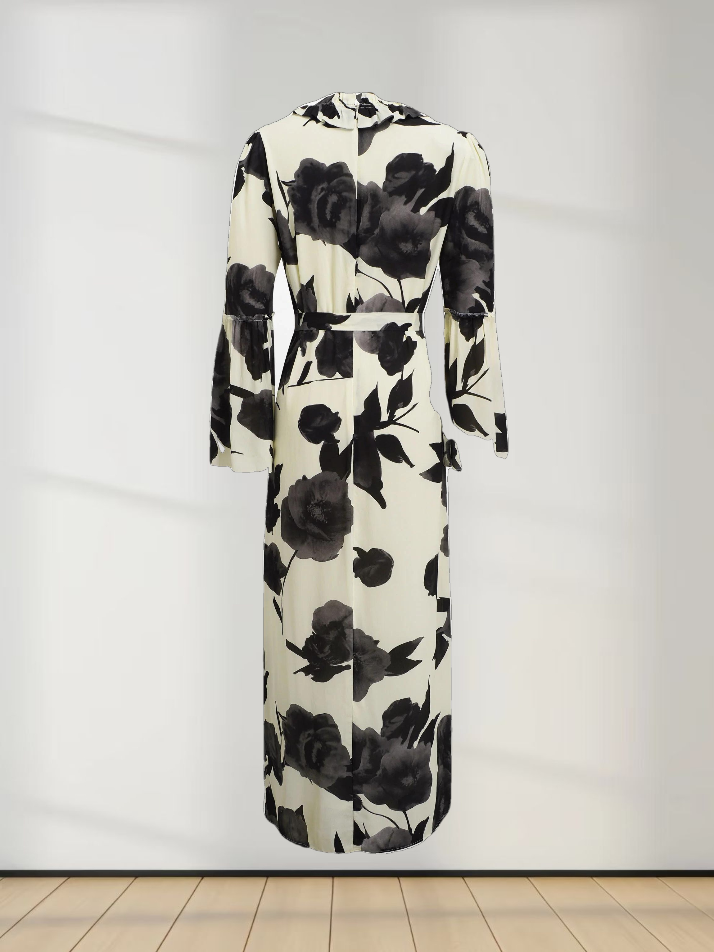 Shift Maxi Dress-Cream