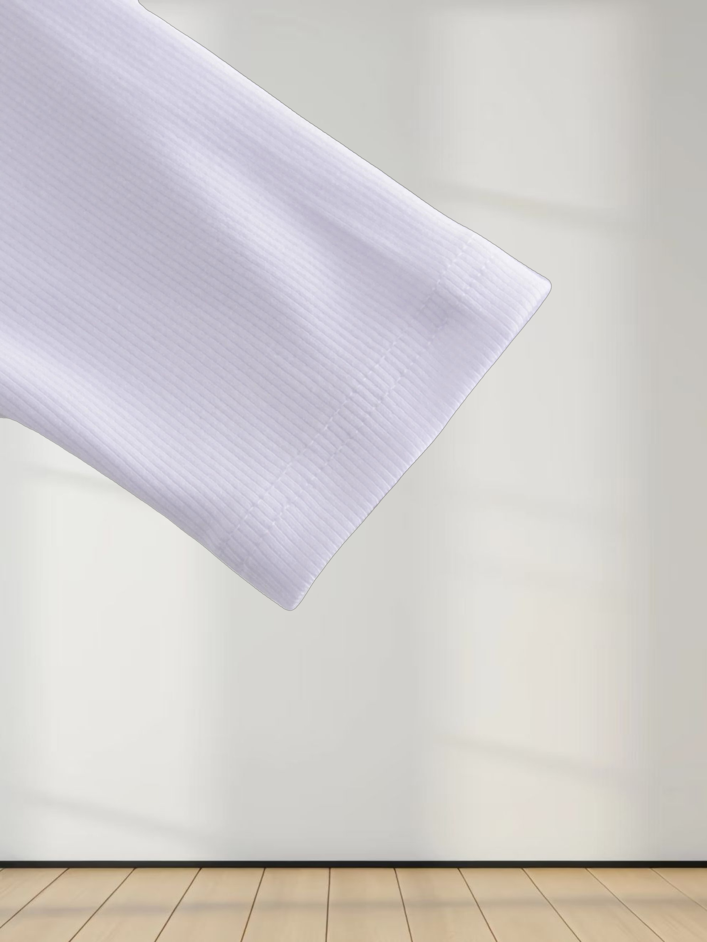 CREW RIBBED DOLMAN-WHITE