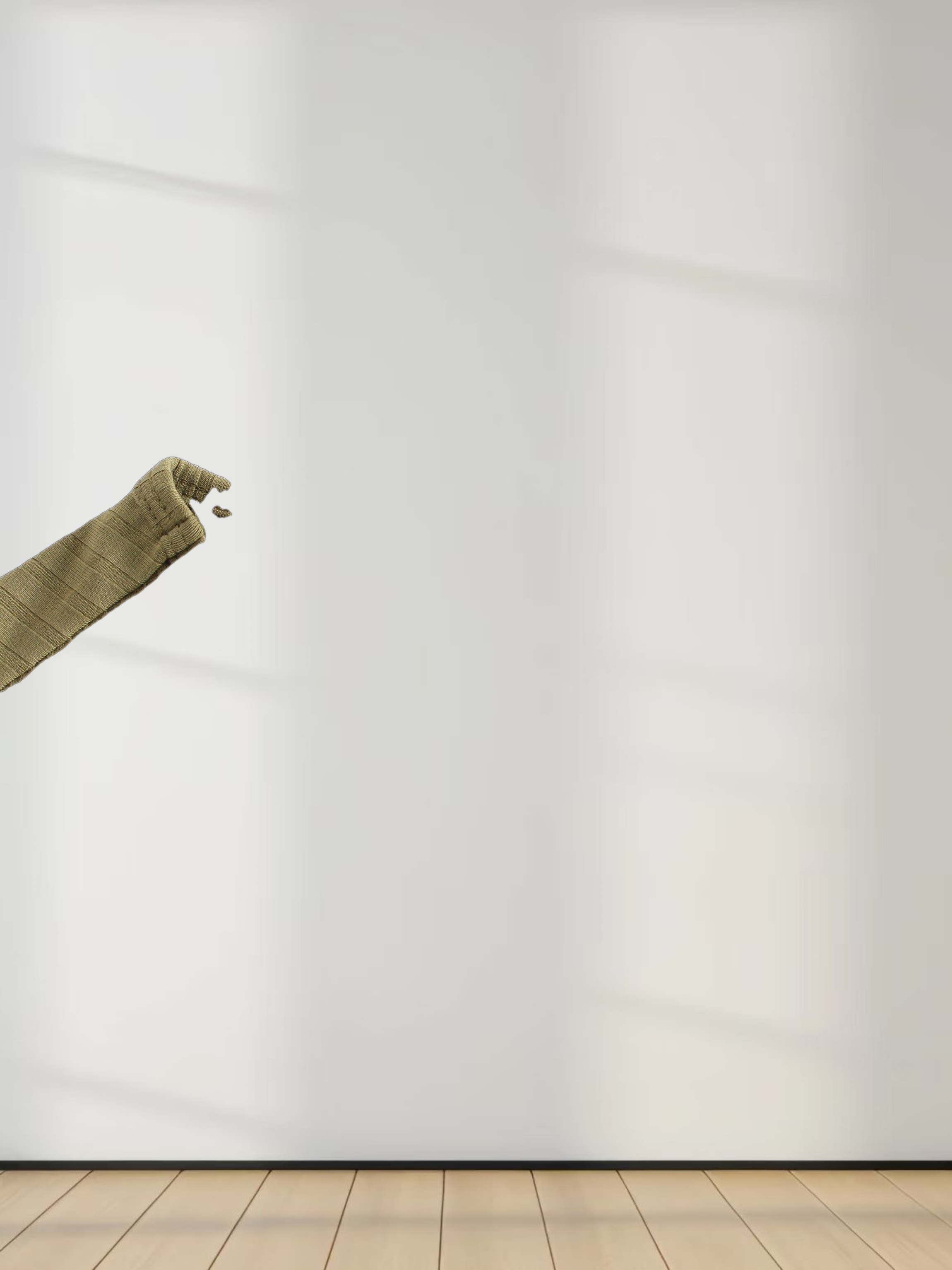 Ribbed High V Bomber-Olive