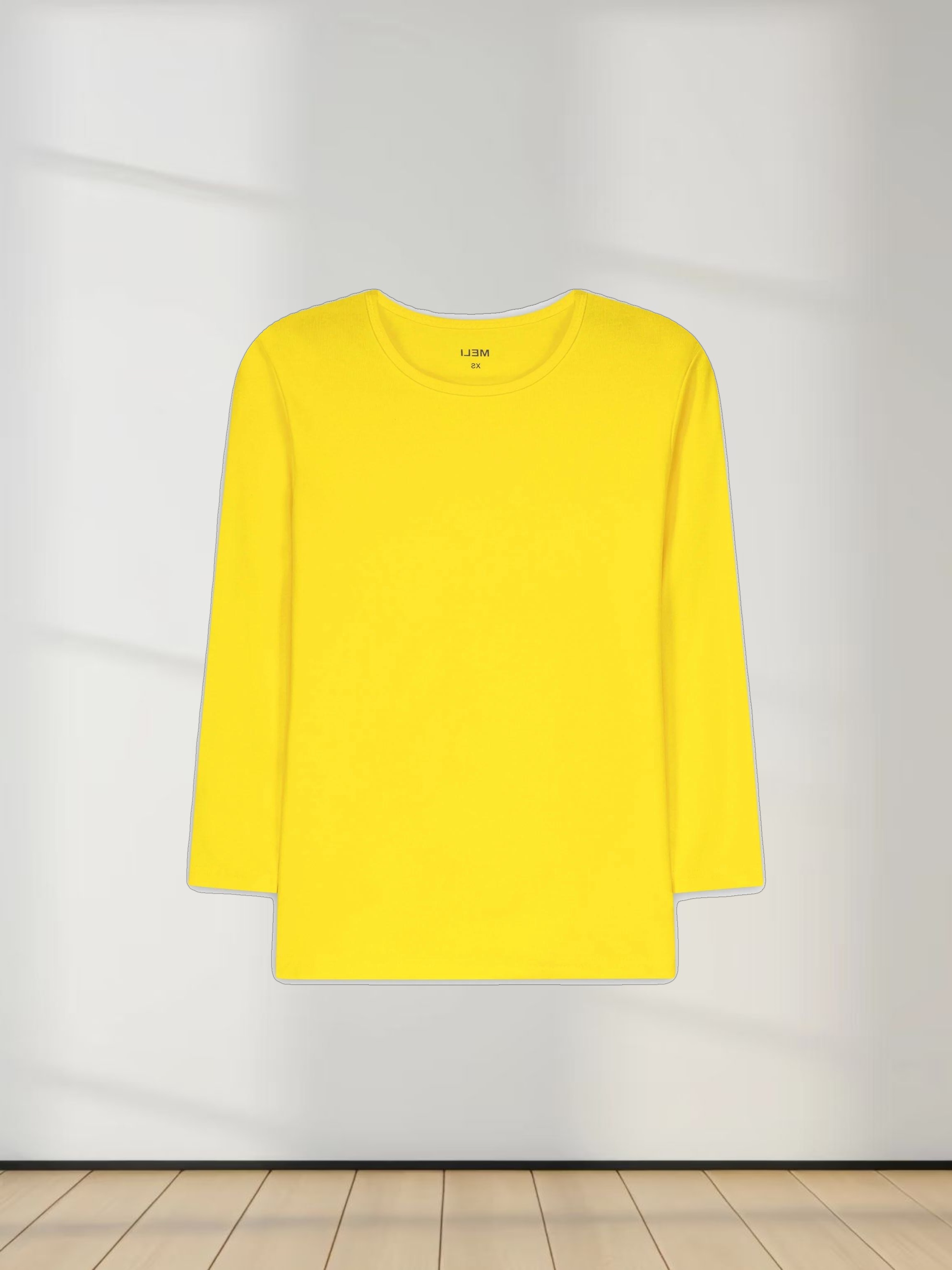 CLASSIC TEE 3Q-YELLOW