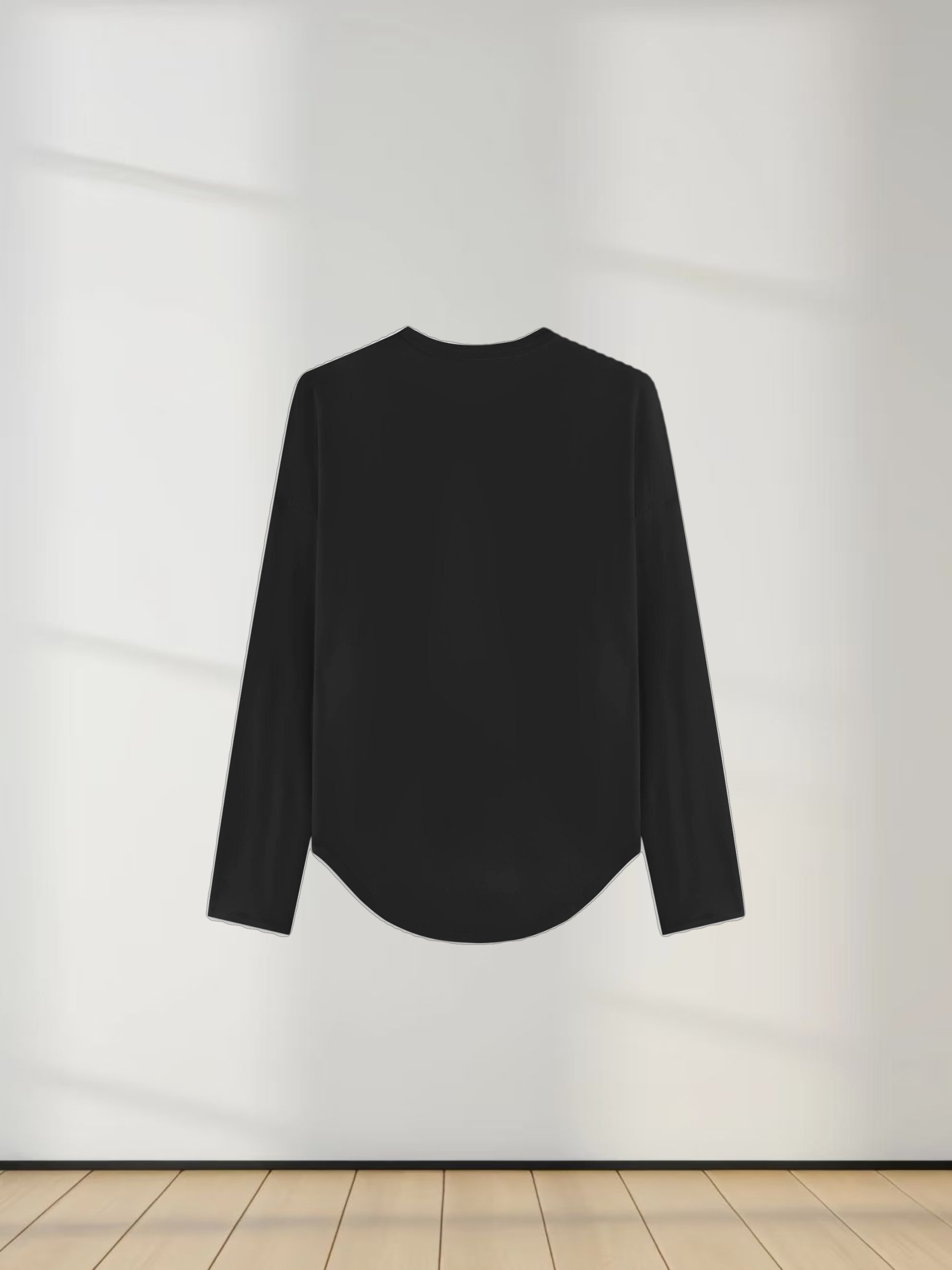 SWING TEE - LS-BLACK