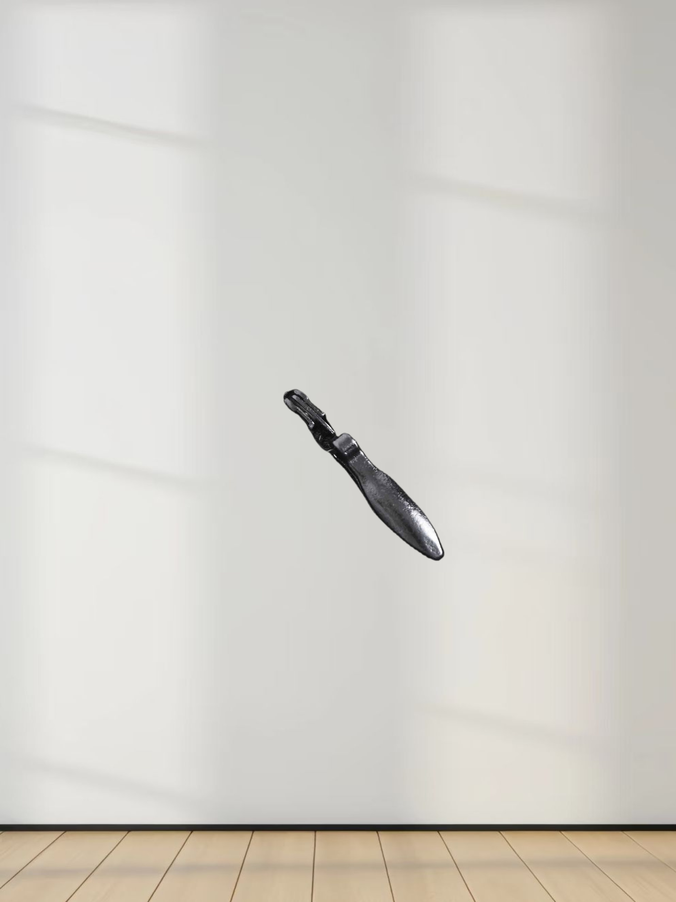 Velour Slip Dress - Black