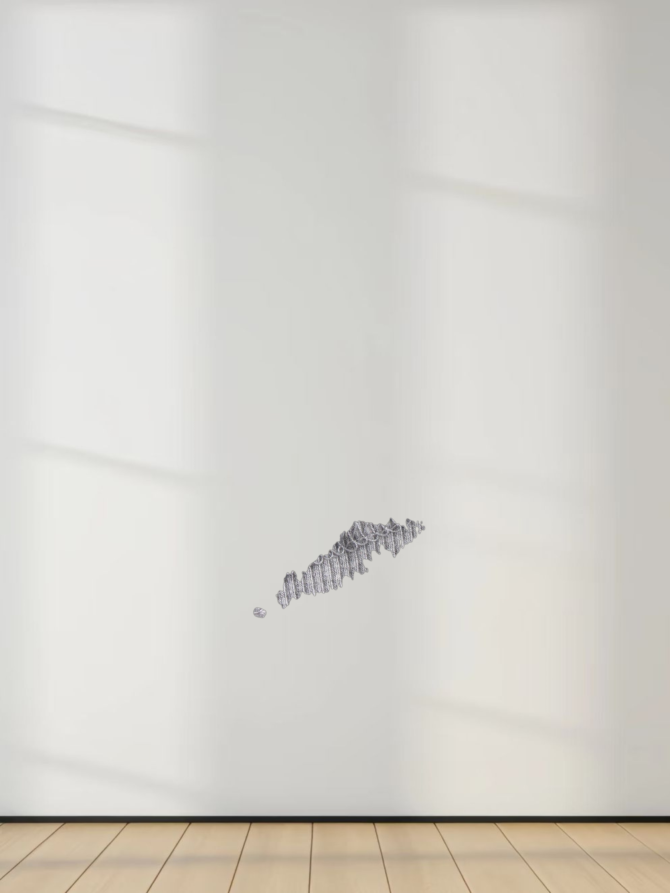 Crew Ribbed Dolman-Heathered Grey