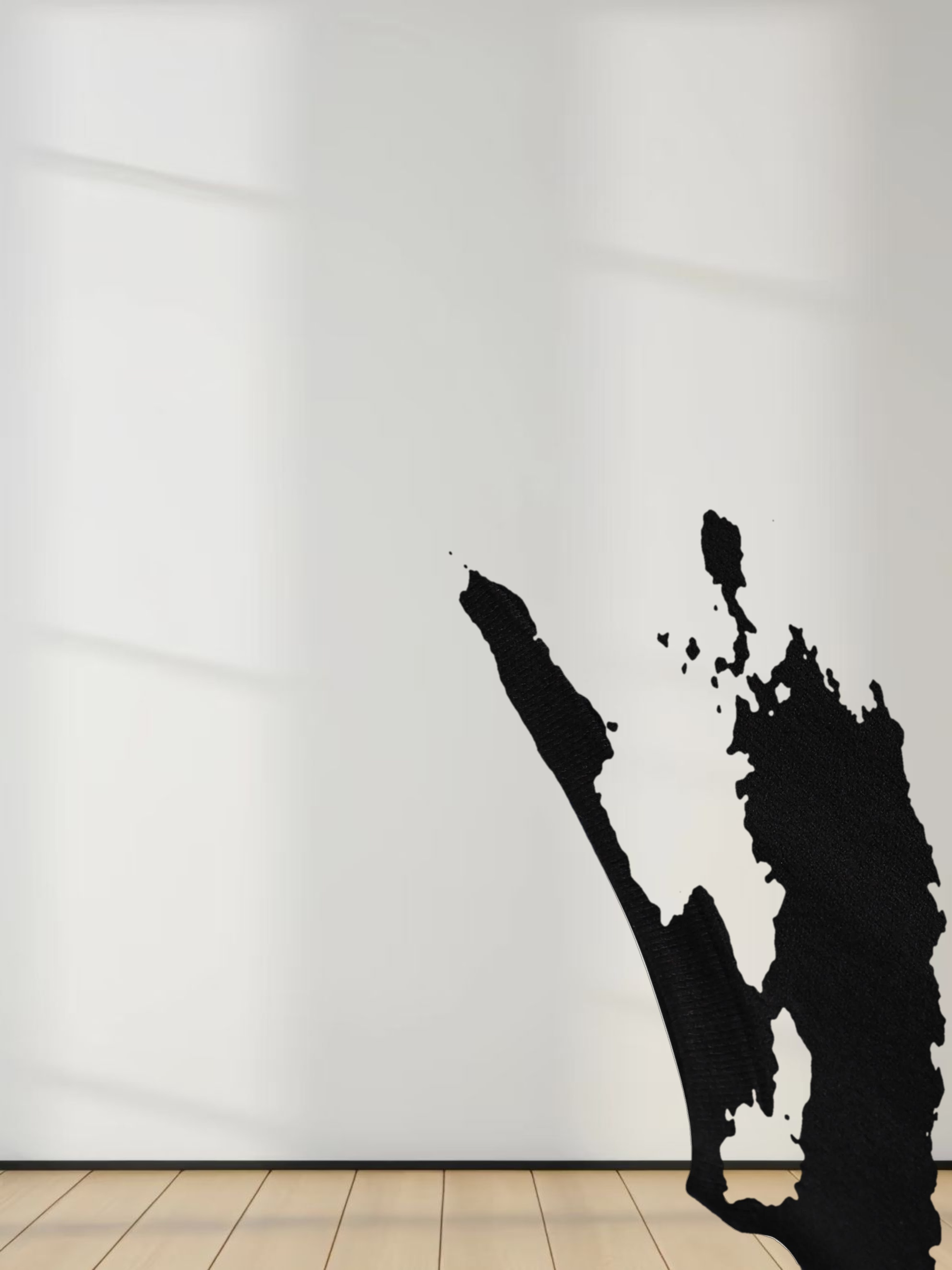 Crochet Puff Flower Sweater Set-Black