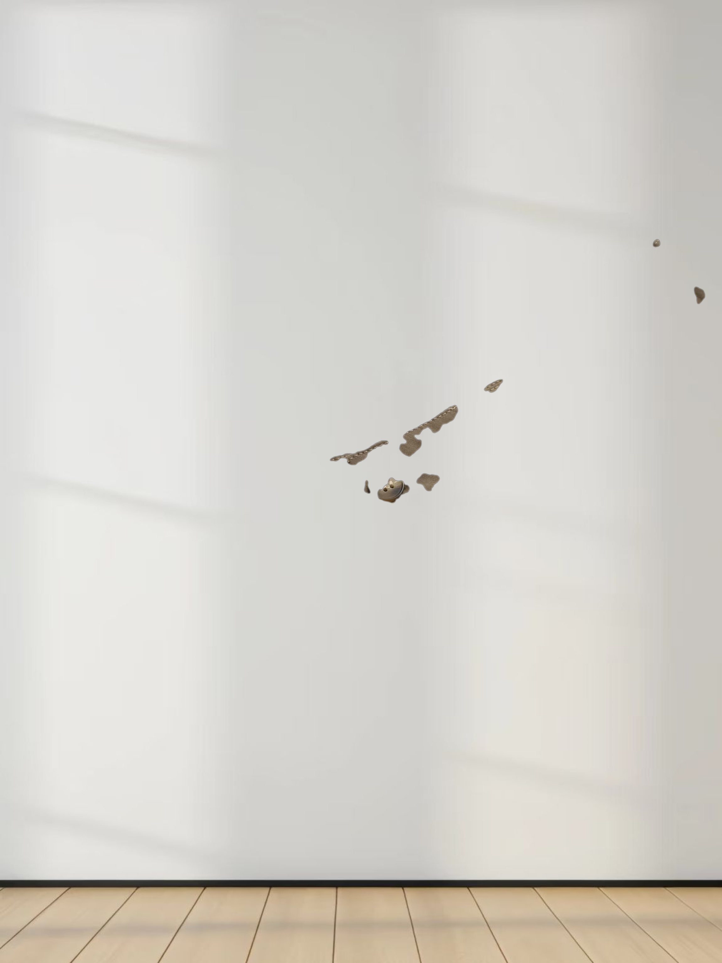 Button Down Cotton Blend Skirt-Brown