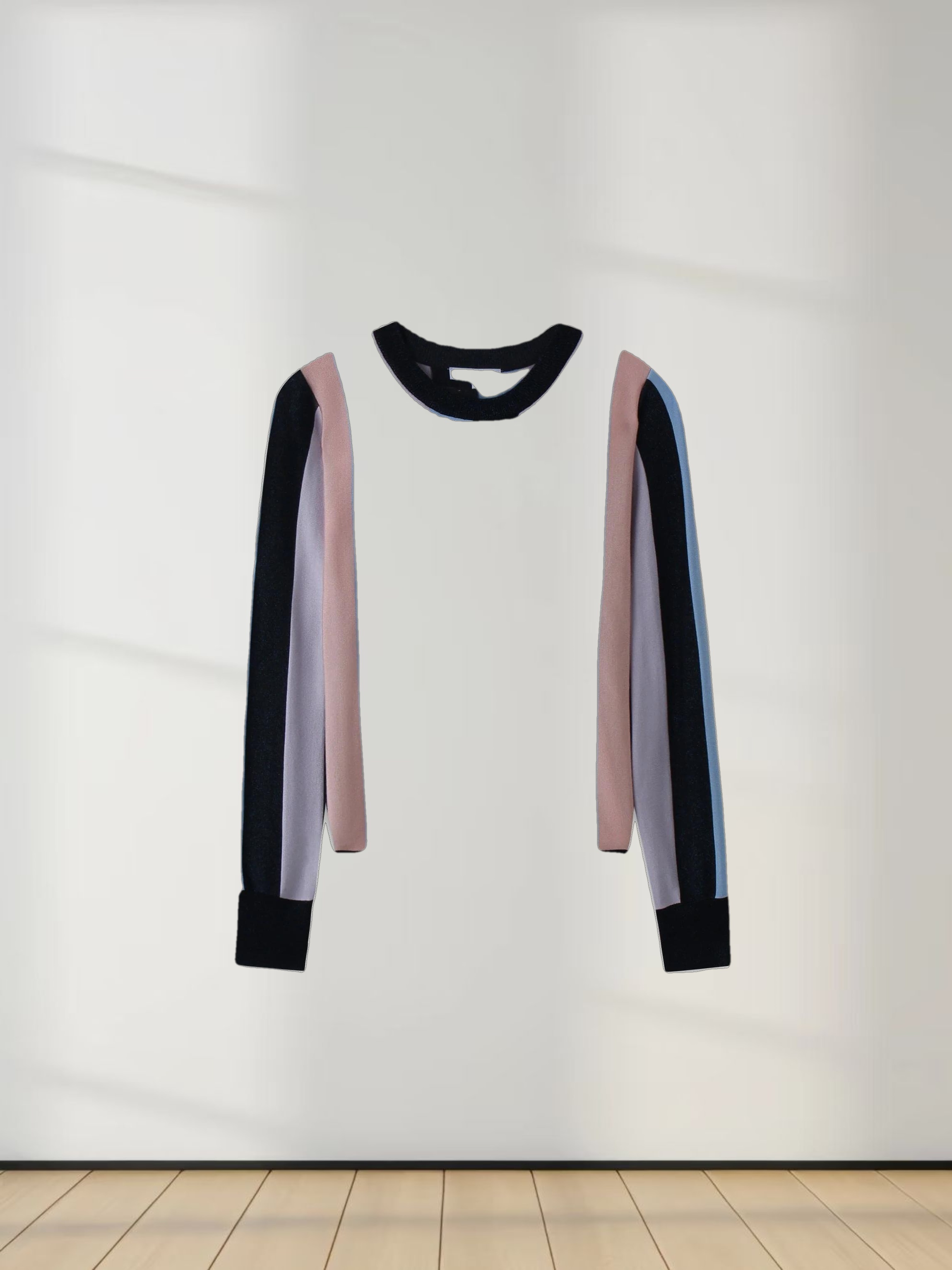 Striped Lurex Sweater-Multi