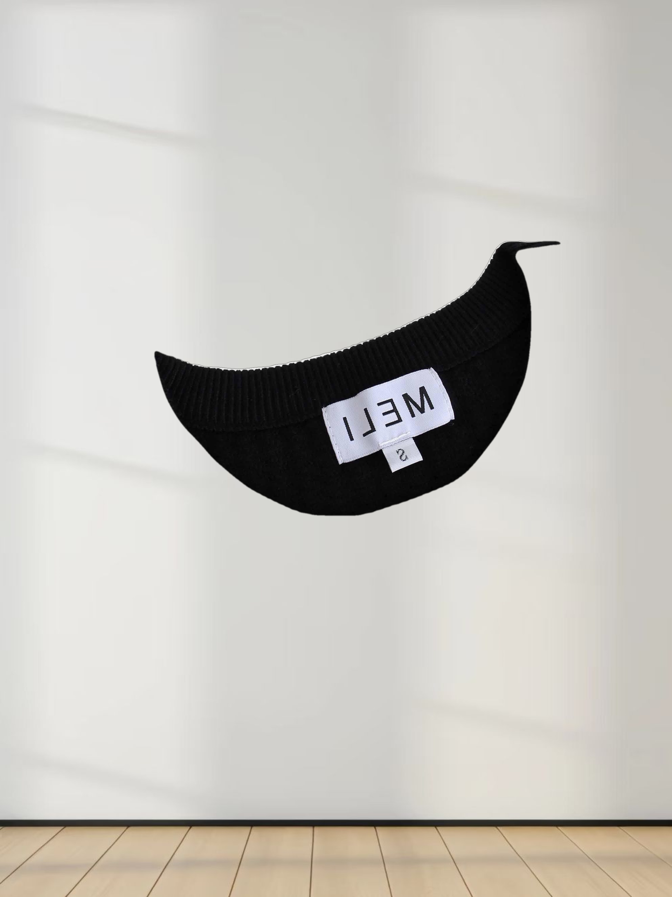 Waffle Wave Sweater-Black/Cream