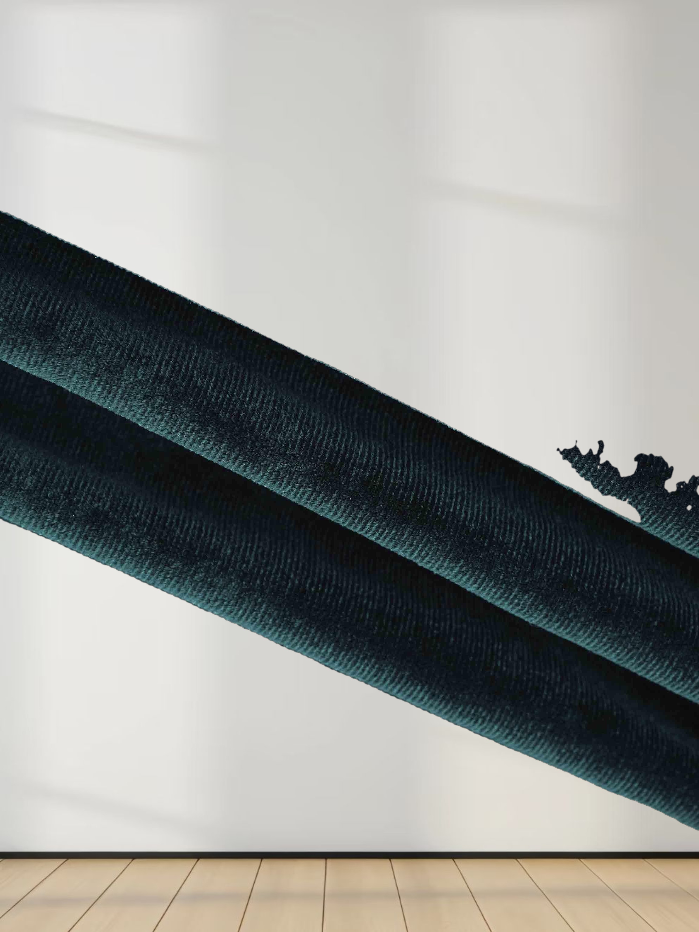 Velour Slip Dress - Emerald Green