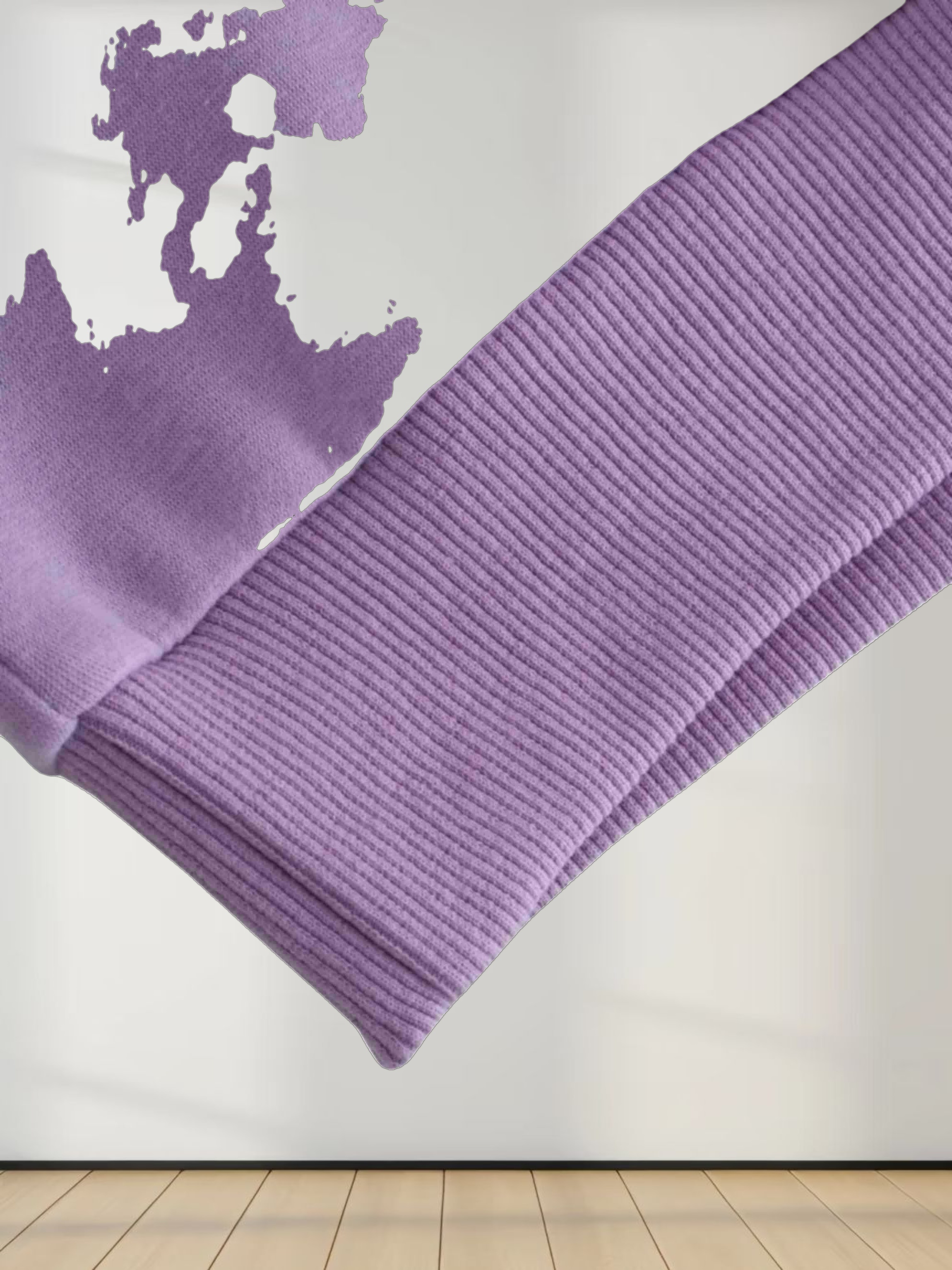 High Neck Sweatshirt-Lavender