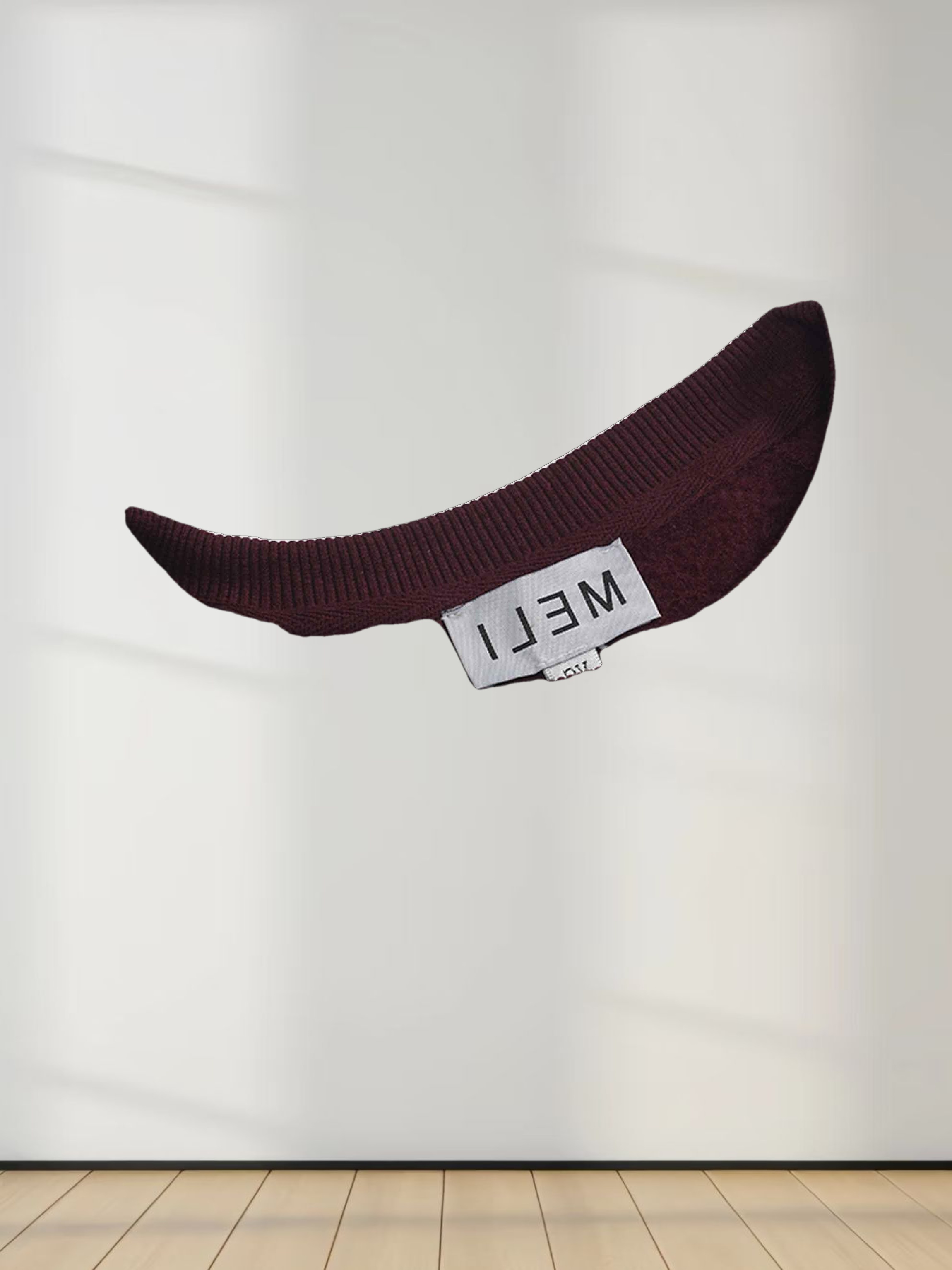 Side Strap Dolman Sweatshirt-Maroon