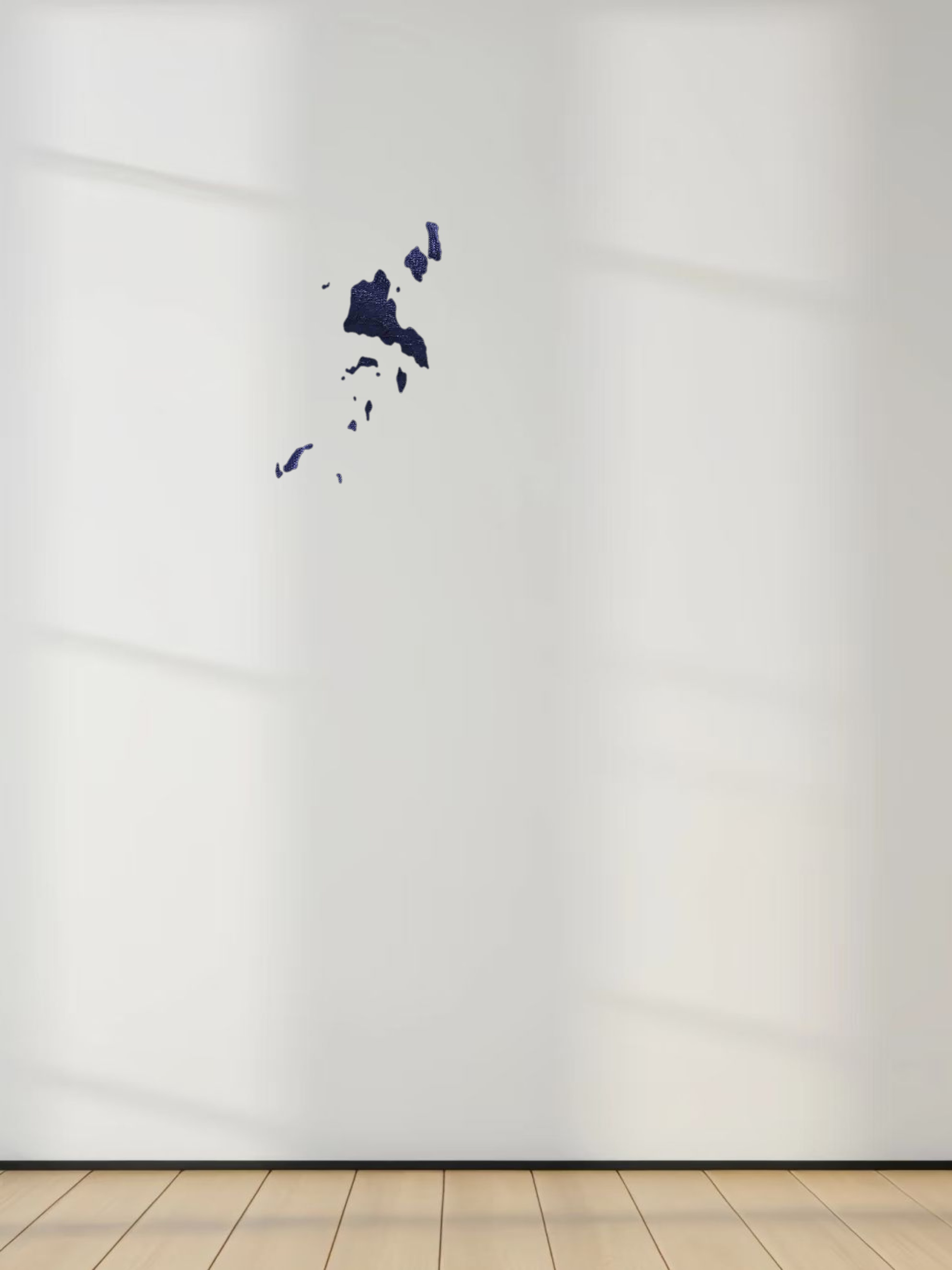 Collared A-Line Shirtdress-Navy