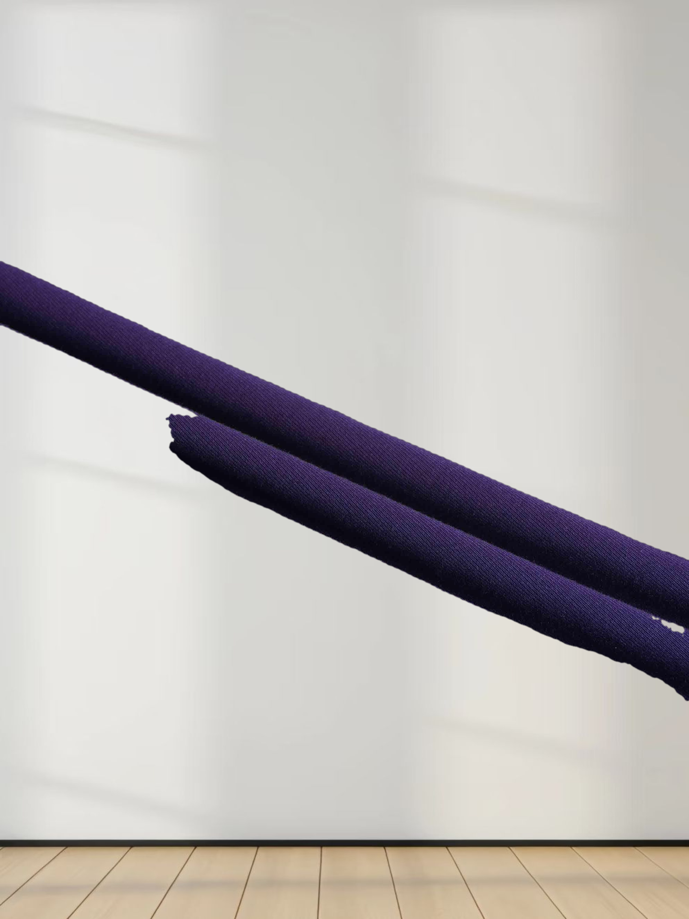 SIDE ELASTIC TEE-NAVY