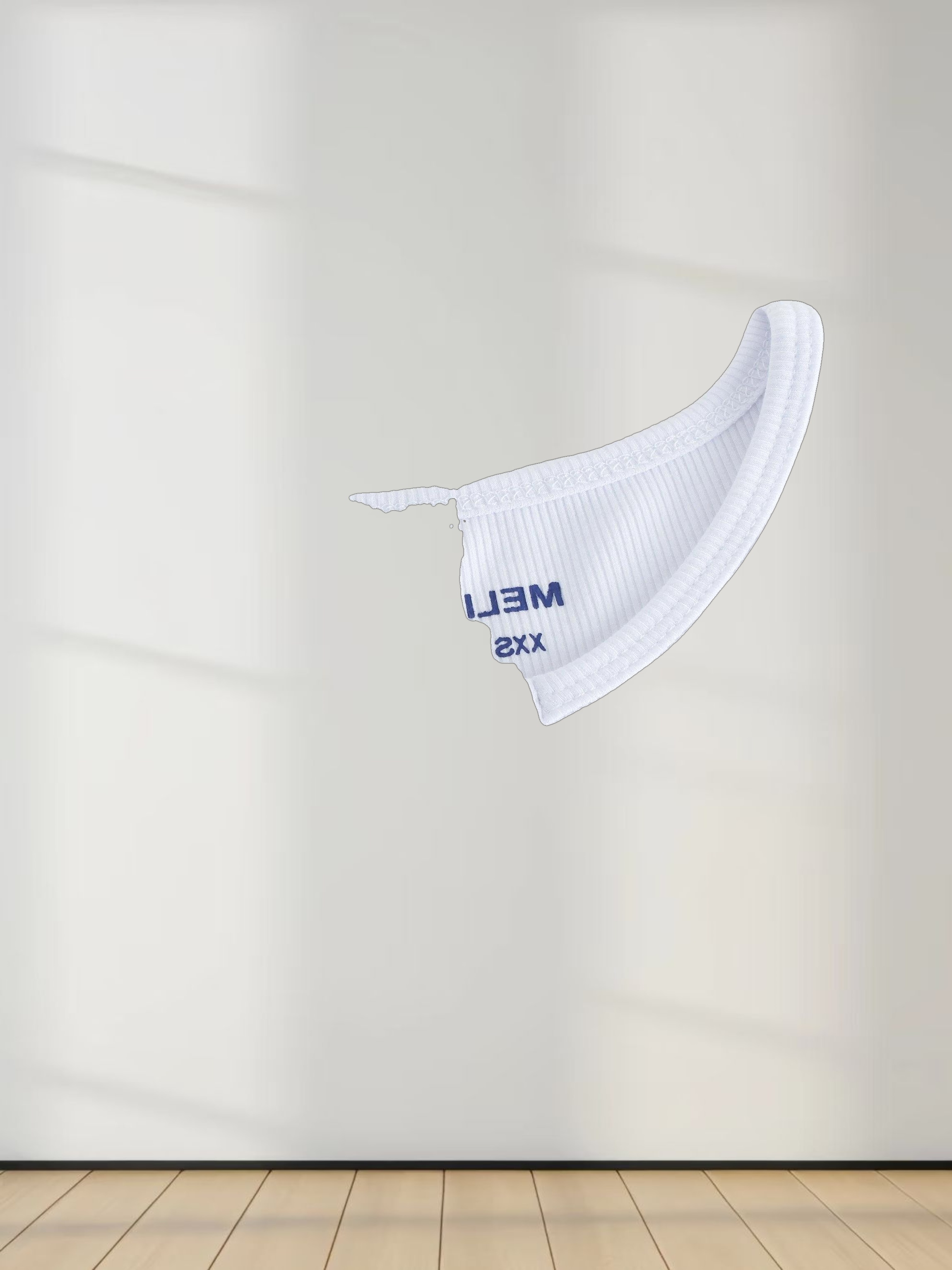 RIB DOLMAN V TEE-WHITE