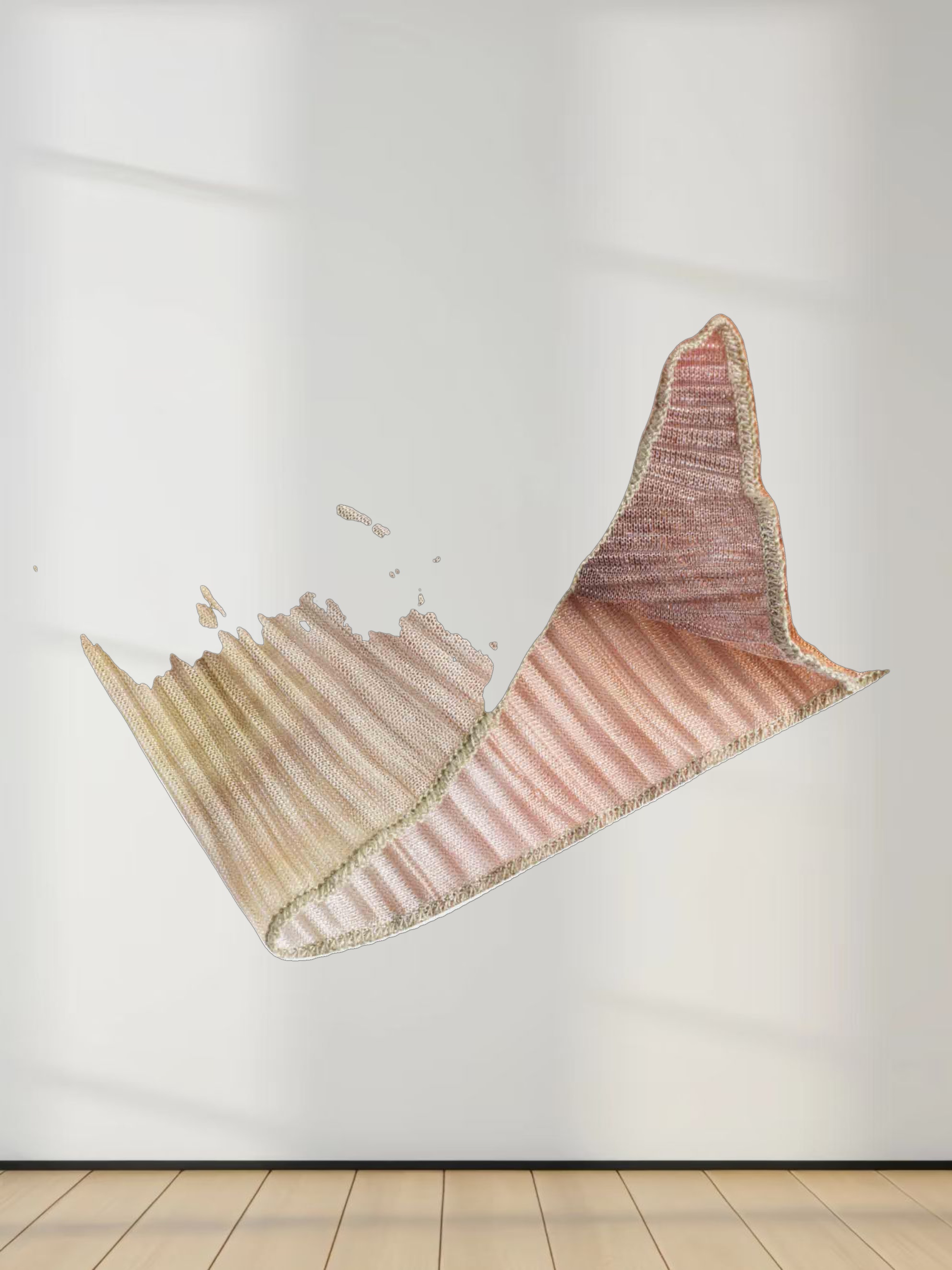 Micro Pleats Princess Style Dress-Copper Shimmer