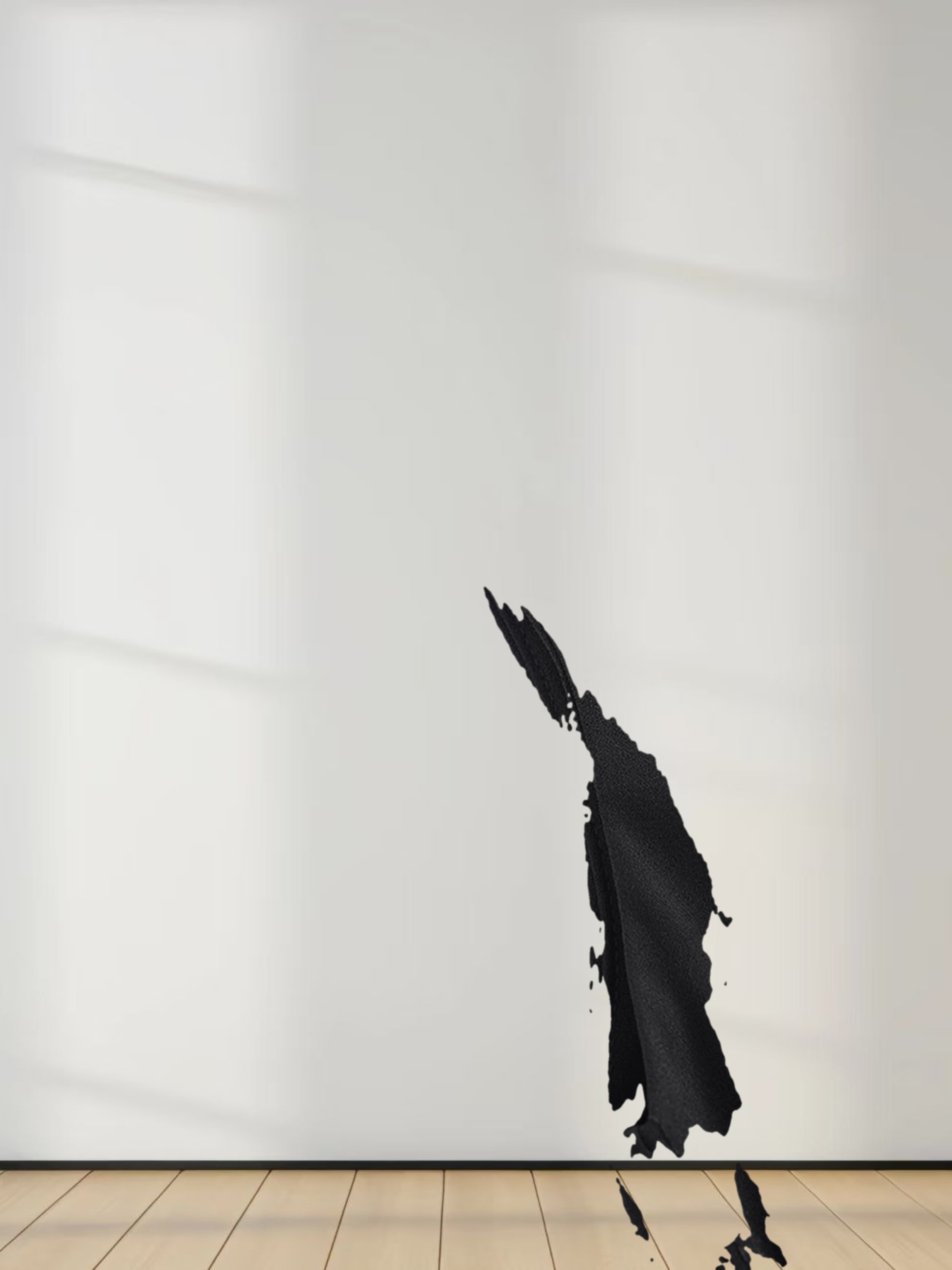 Crepe Slip Dress-Black