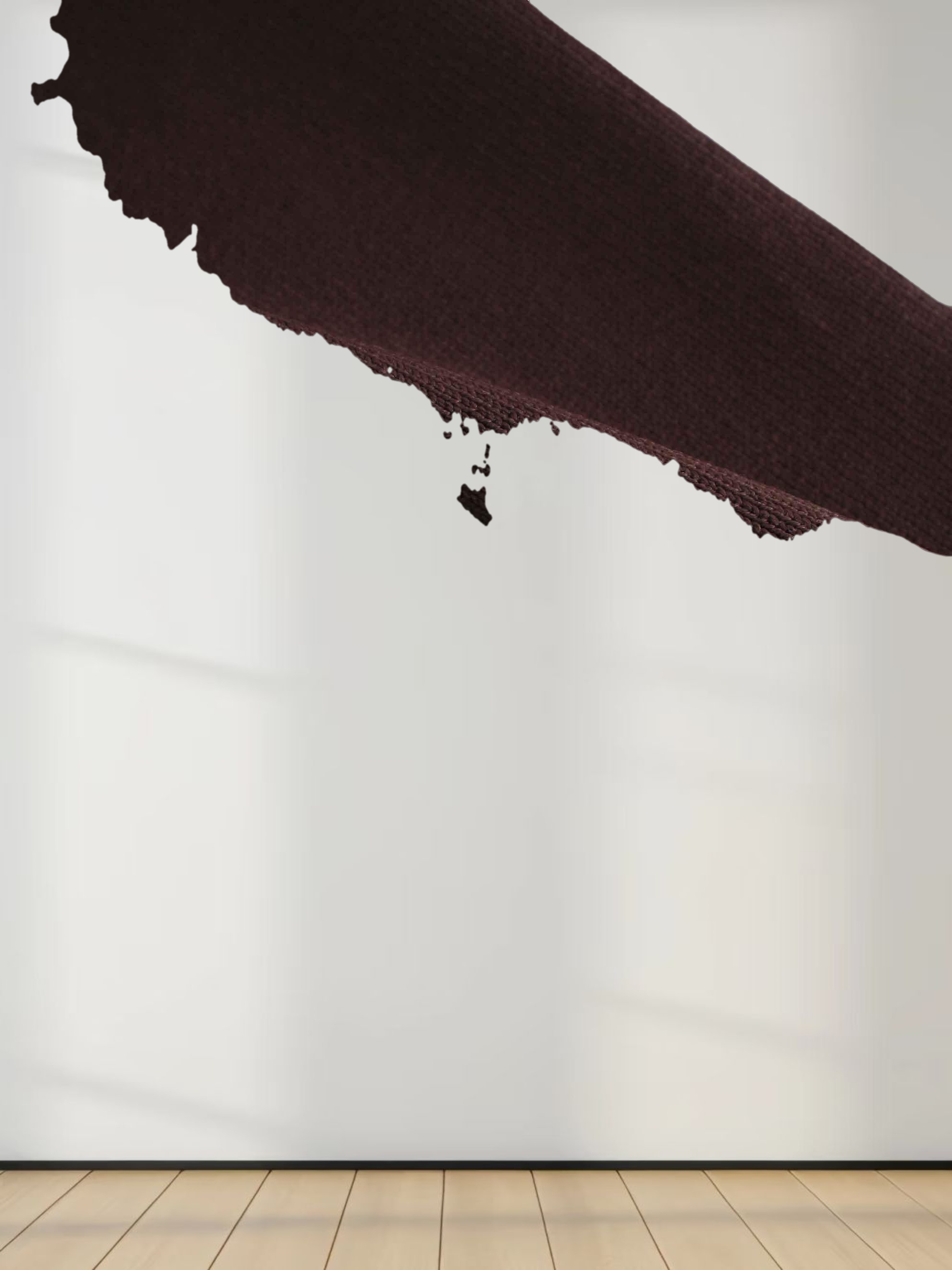 Scallop Edge Crew Cardigan SHORT-Brown