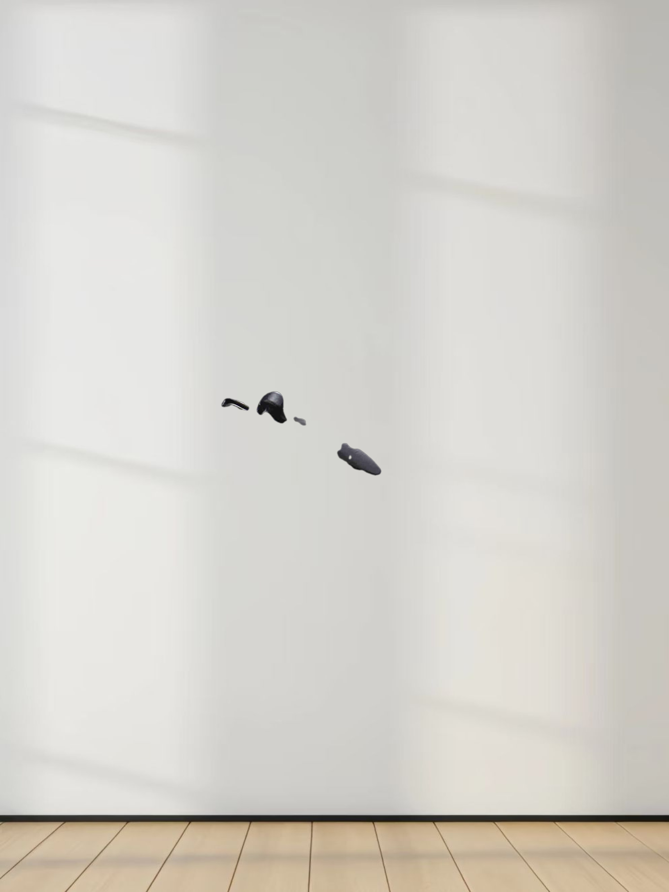 Faux Satin Crew Neck Slip Dress-Navy