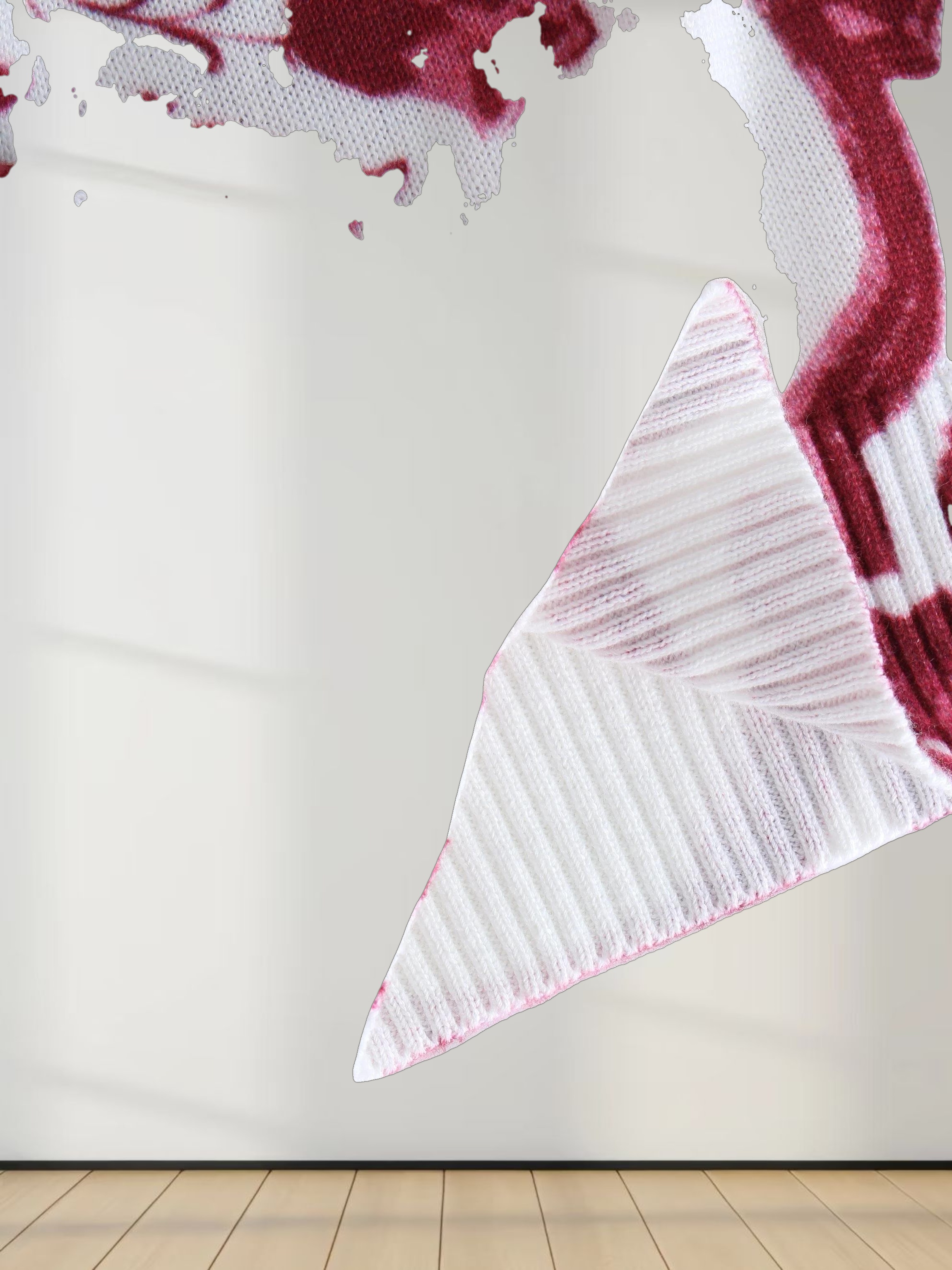 Printed Sweater-Pink Picasso