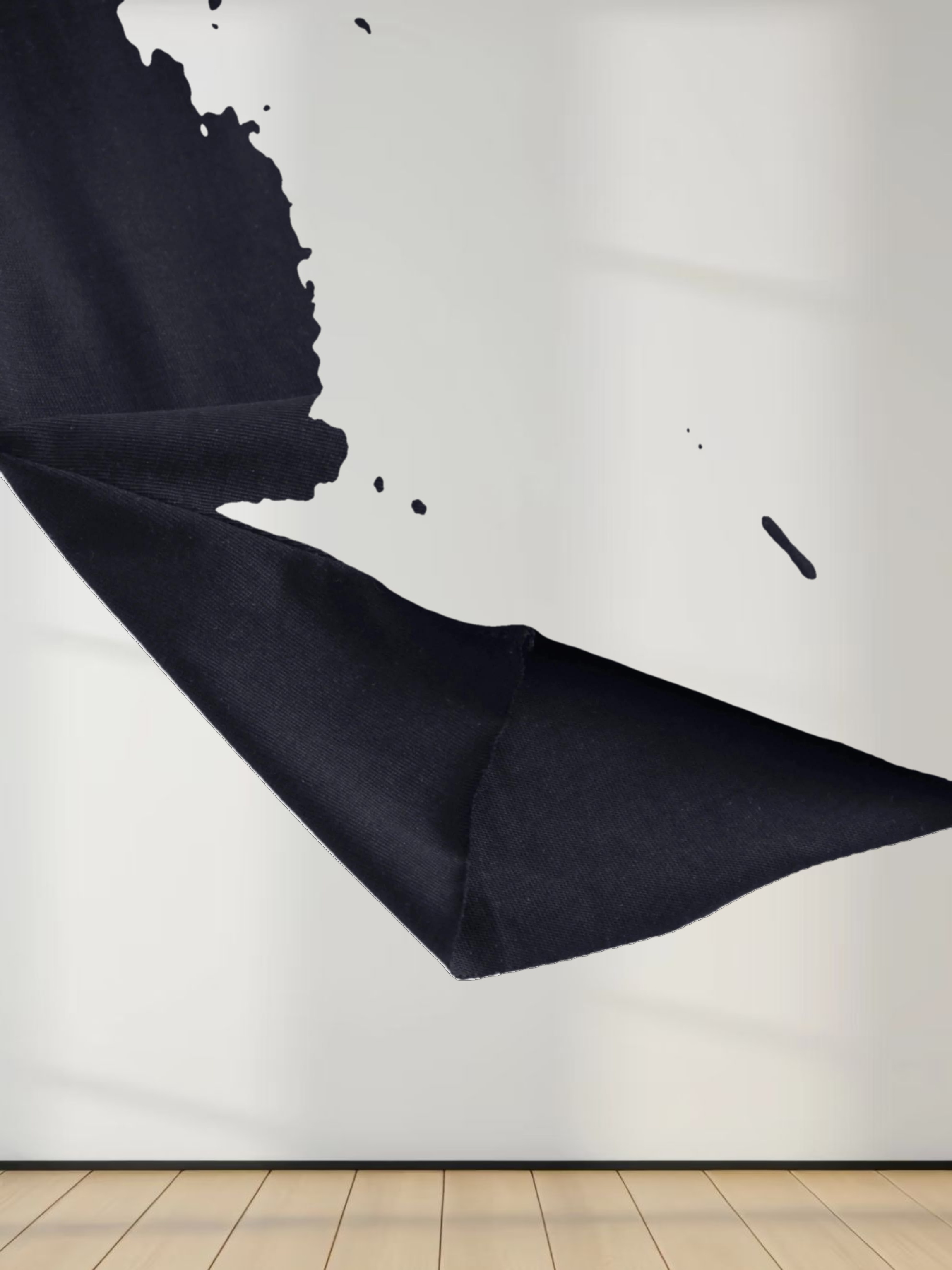 Elastic Waist T-Shirt Skirt-Navy