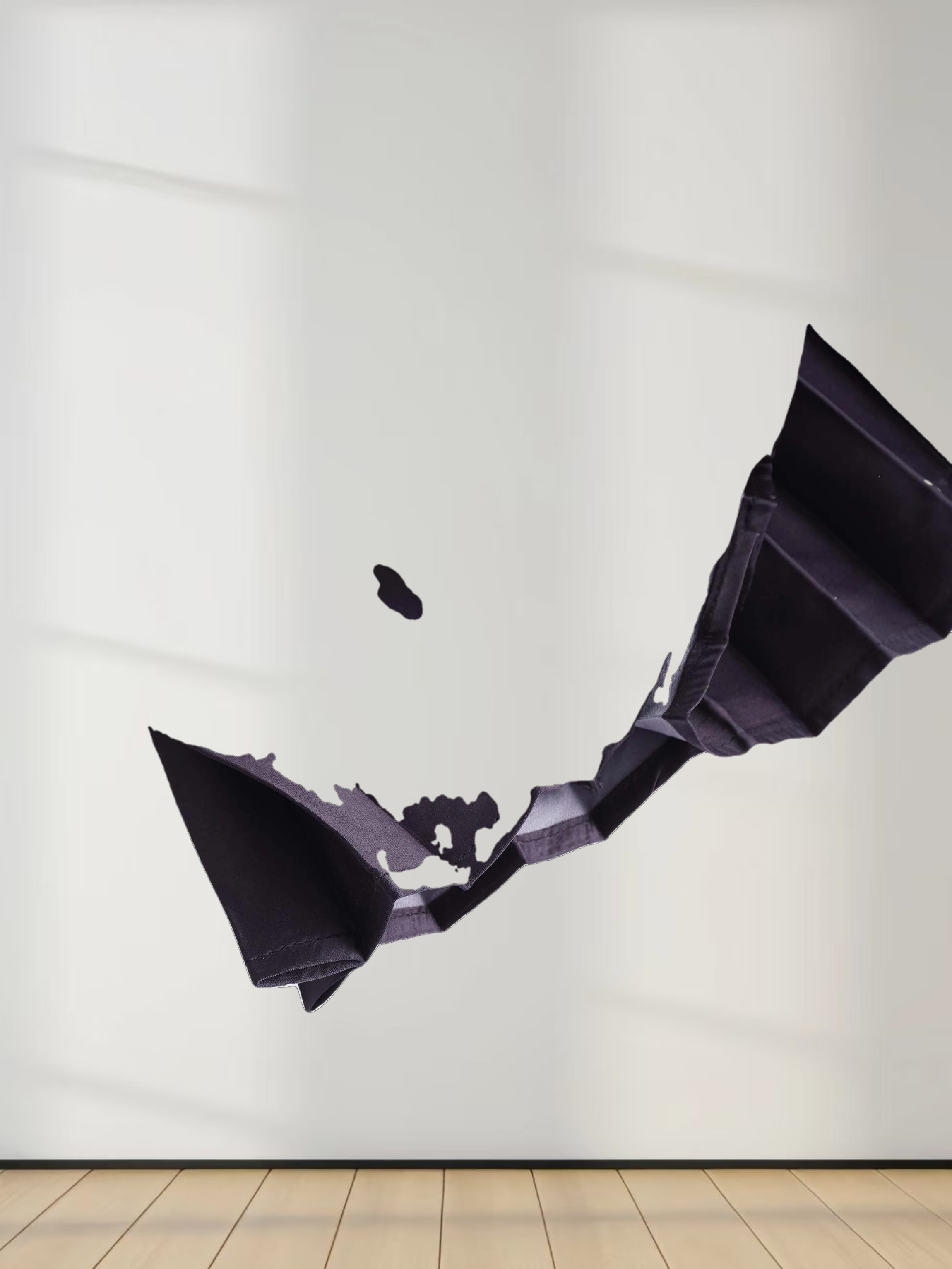 Ombre Faux Wrap Skirt - Brown