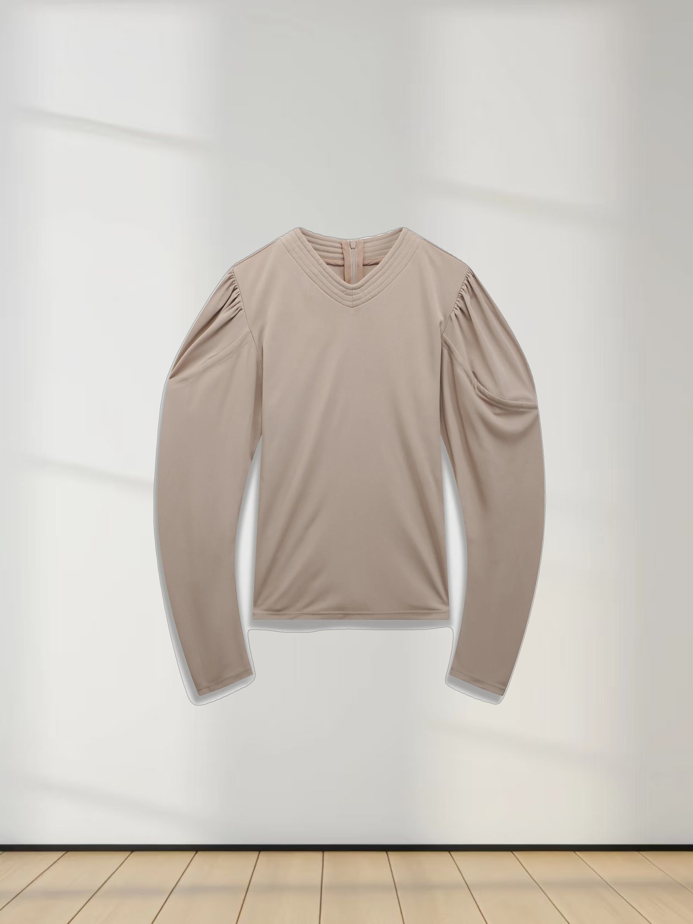 Princess Stitched High V top-Mauve