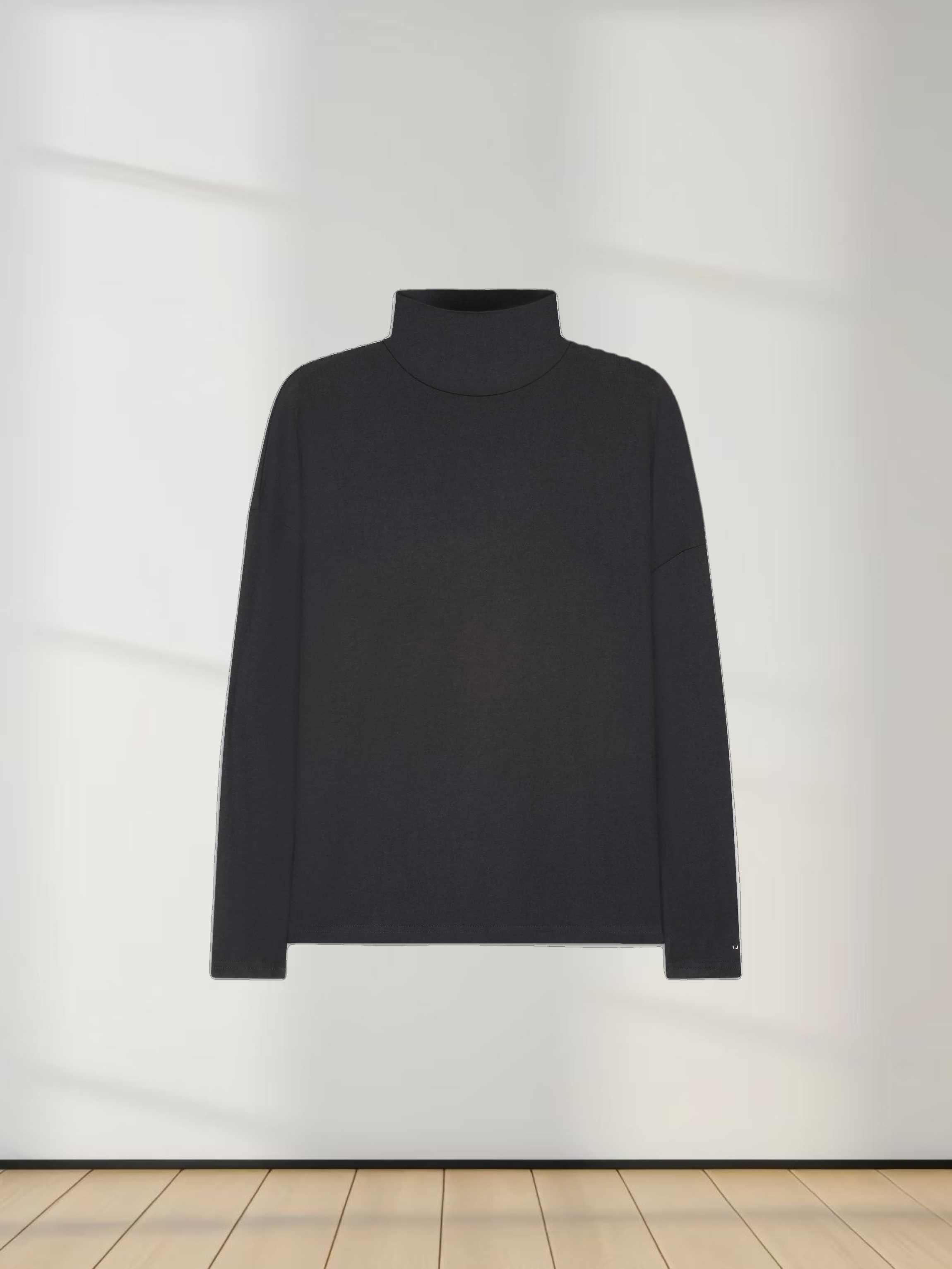 SWING TURTLENECK-BLACK