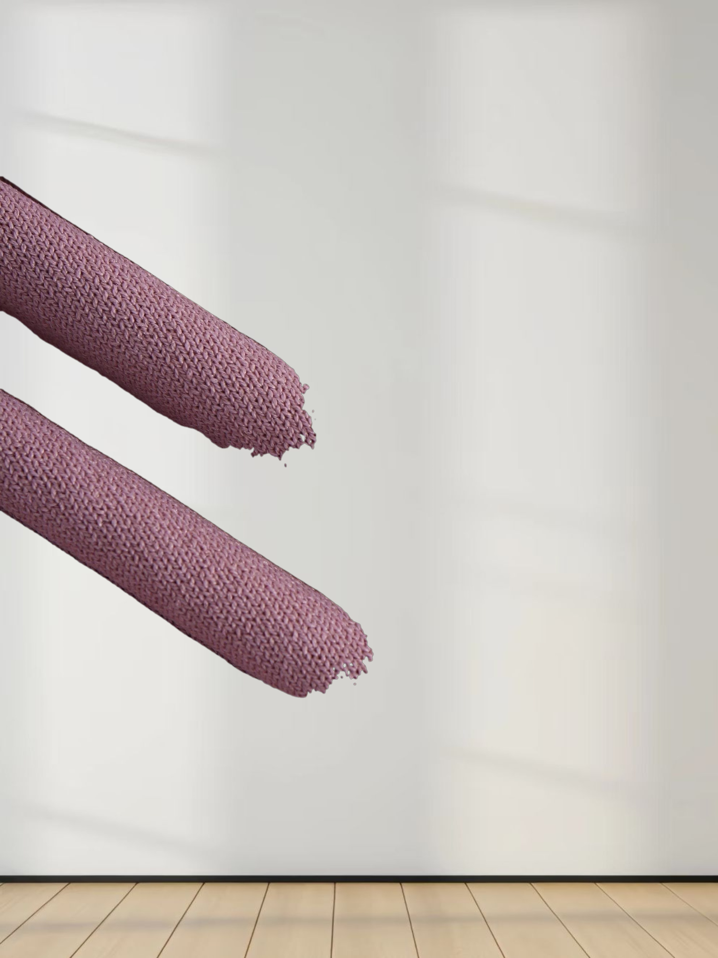 RIBBED WAISTED SWEATER-LILAC