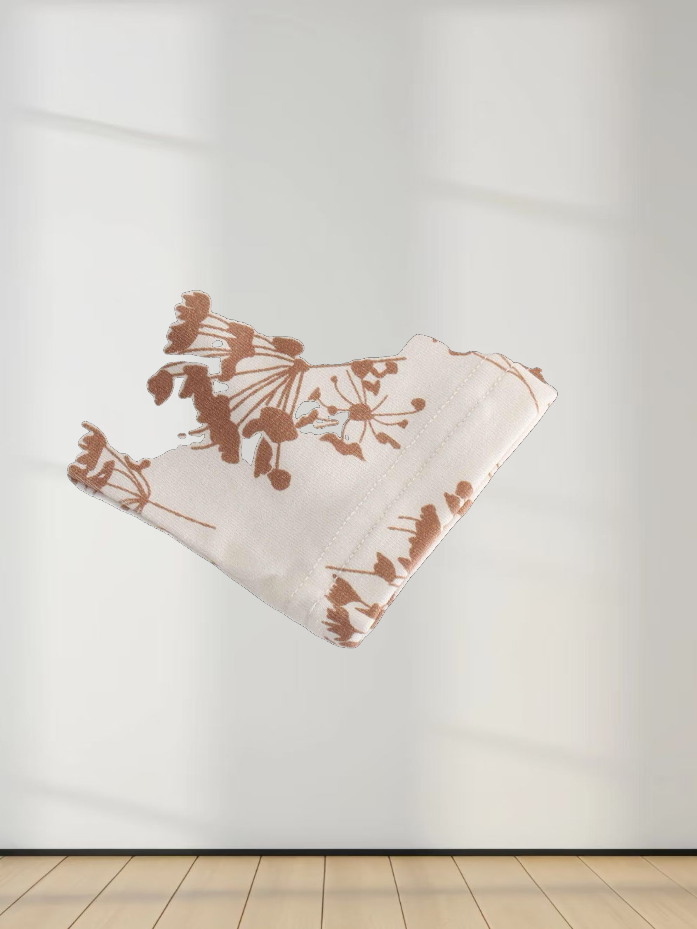 Printed Modal Tee-Tan Branches