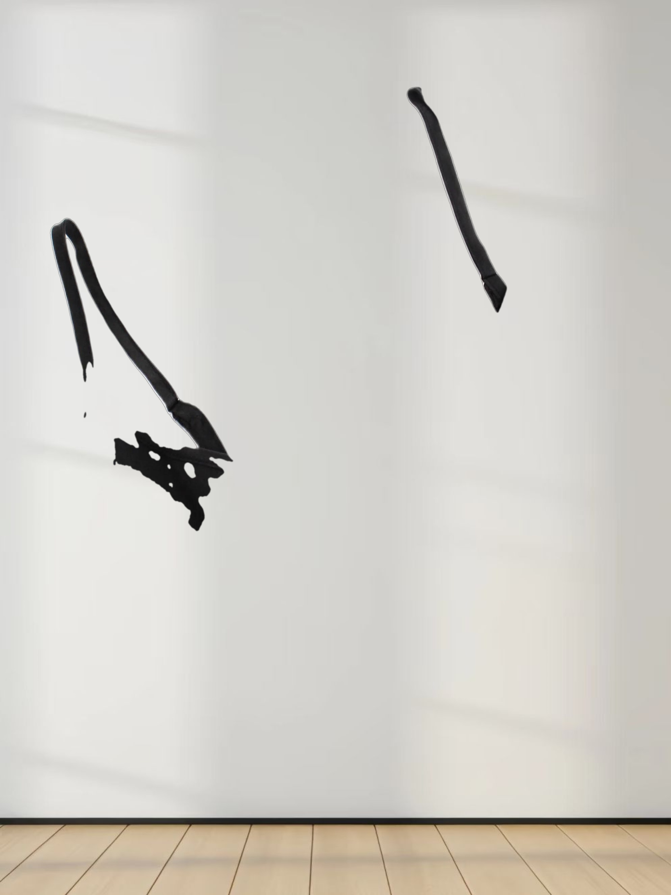 Cupro Crew Neck Slip Dress-Black