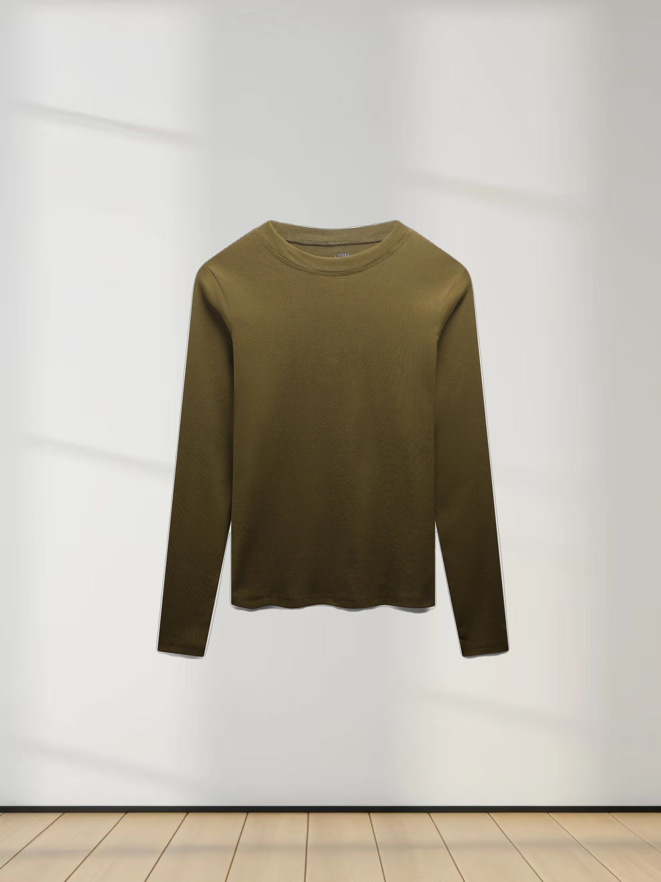 CLASSIC TEE LONG SLEEVE-CHOCOLATE BROWN