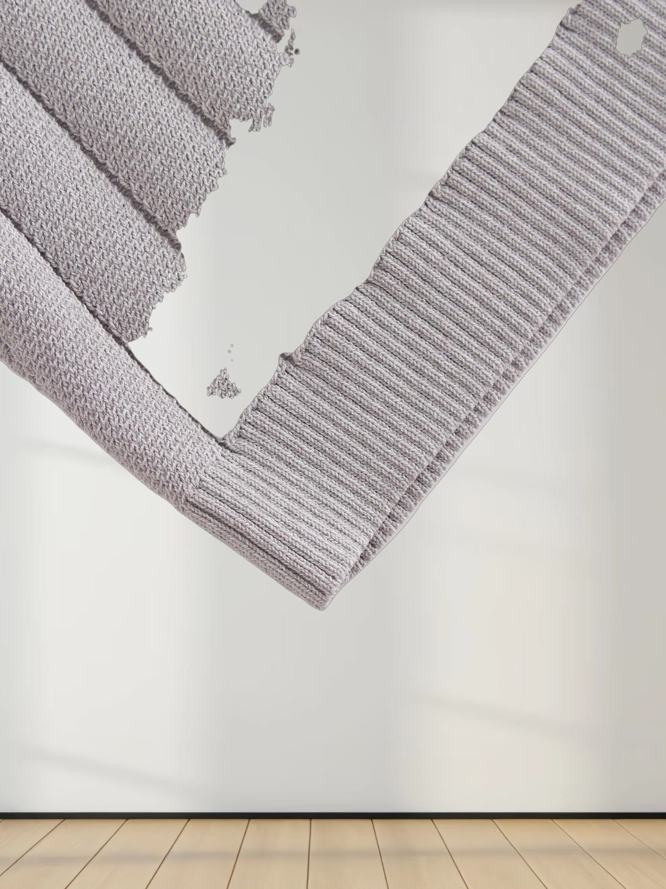 Silky Knit Cropped Cardigan-Silver Grey