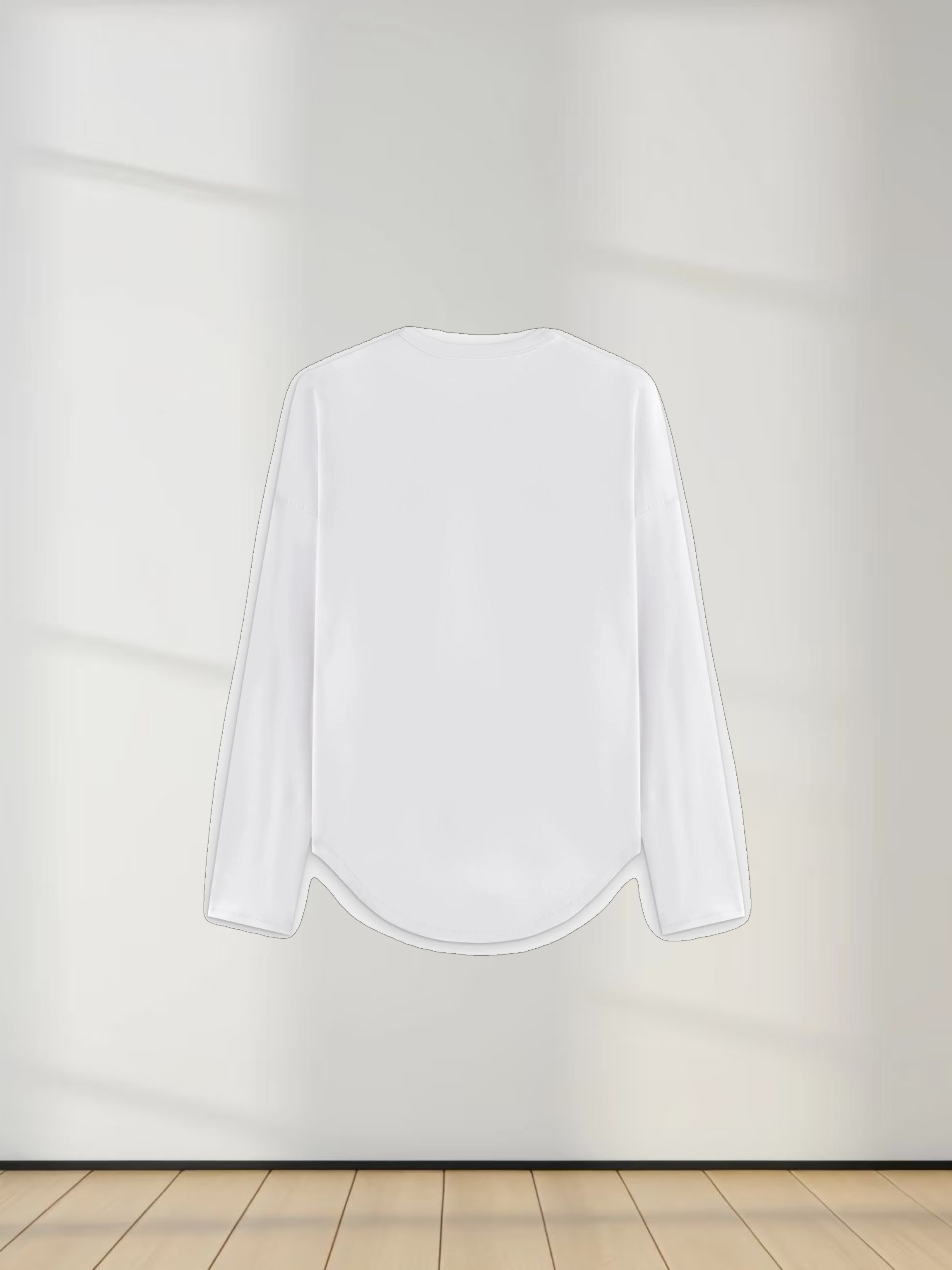 SWING TEE - LS-WHITE