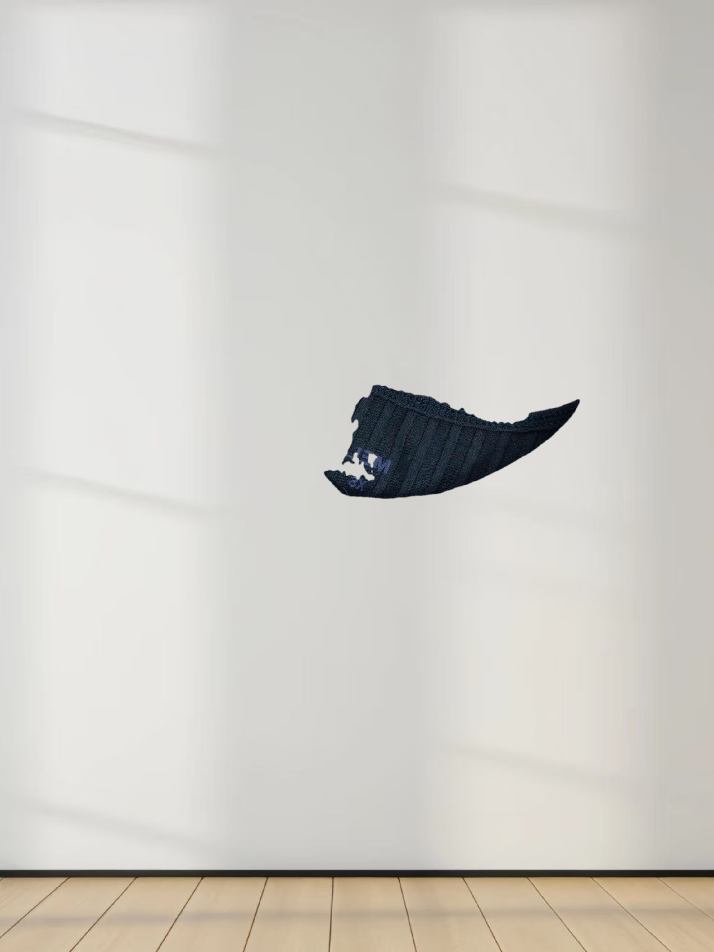 Ribbed High V Bomber-Navy