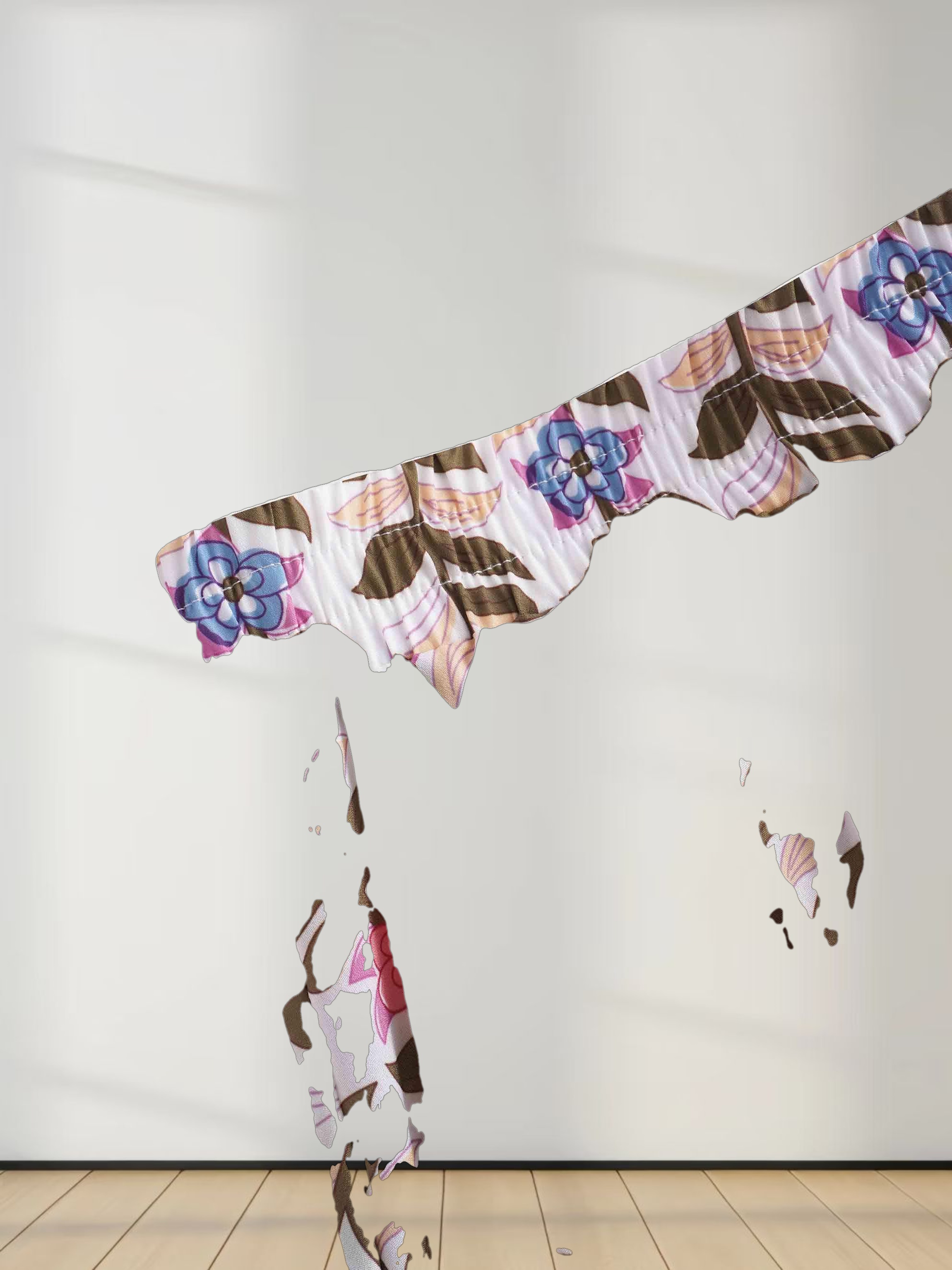 Covered Band Pleated Skirt 37