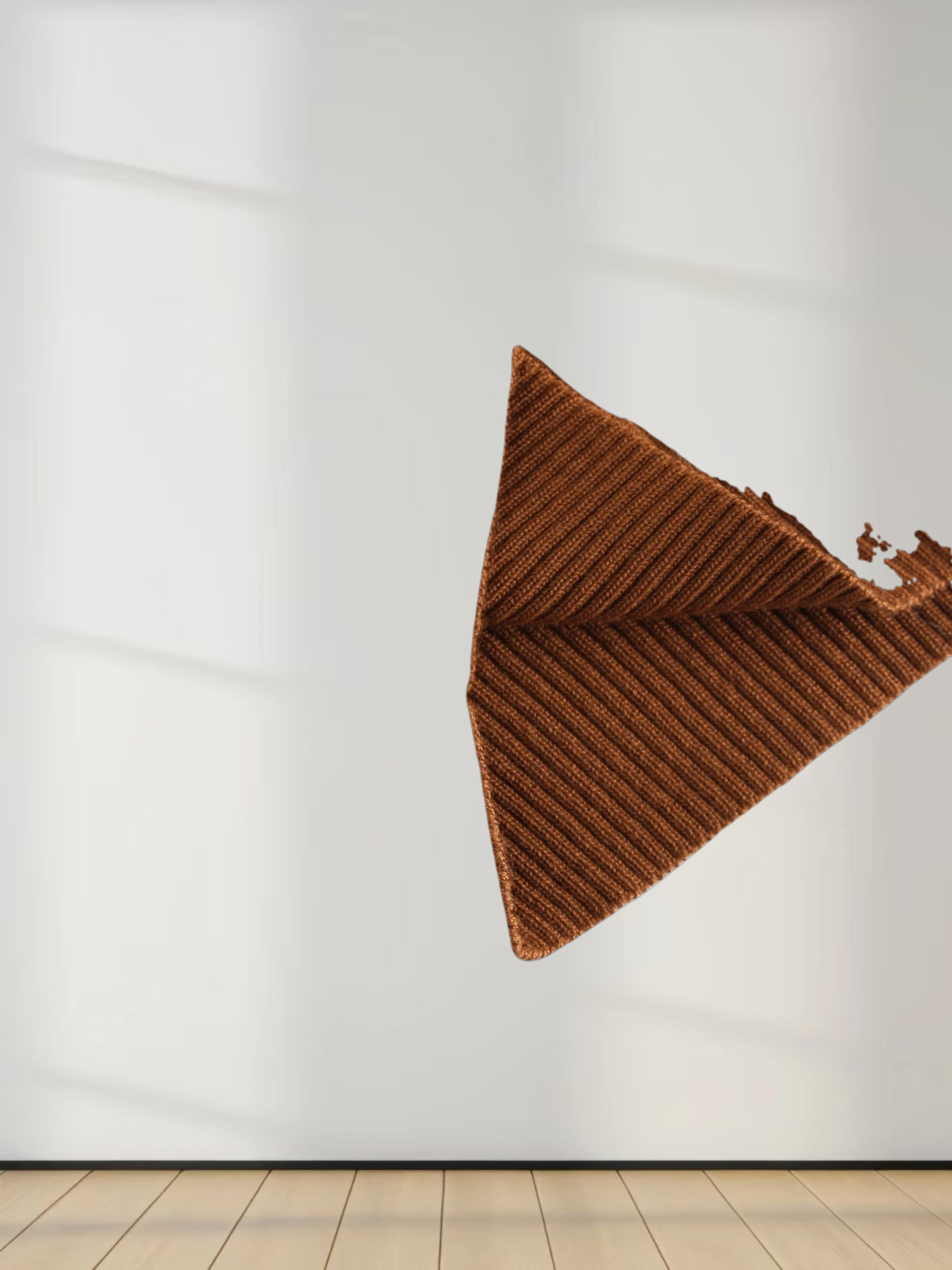 Basic Crew Sweater 3Q-Brown