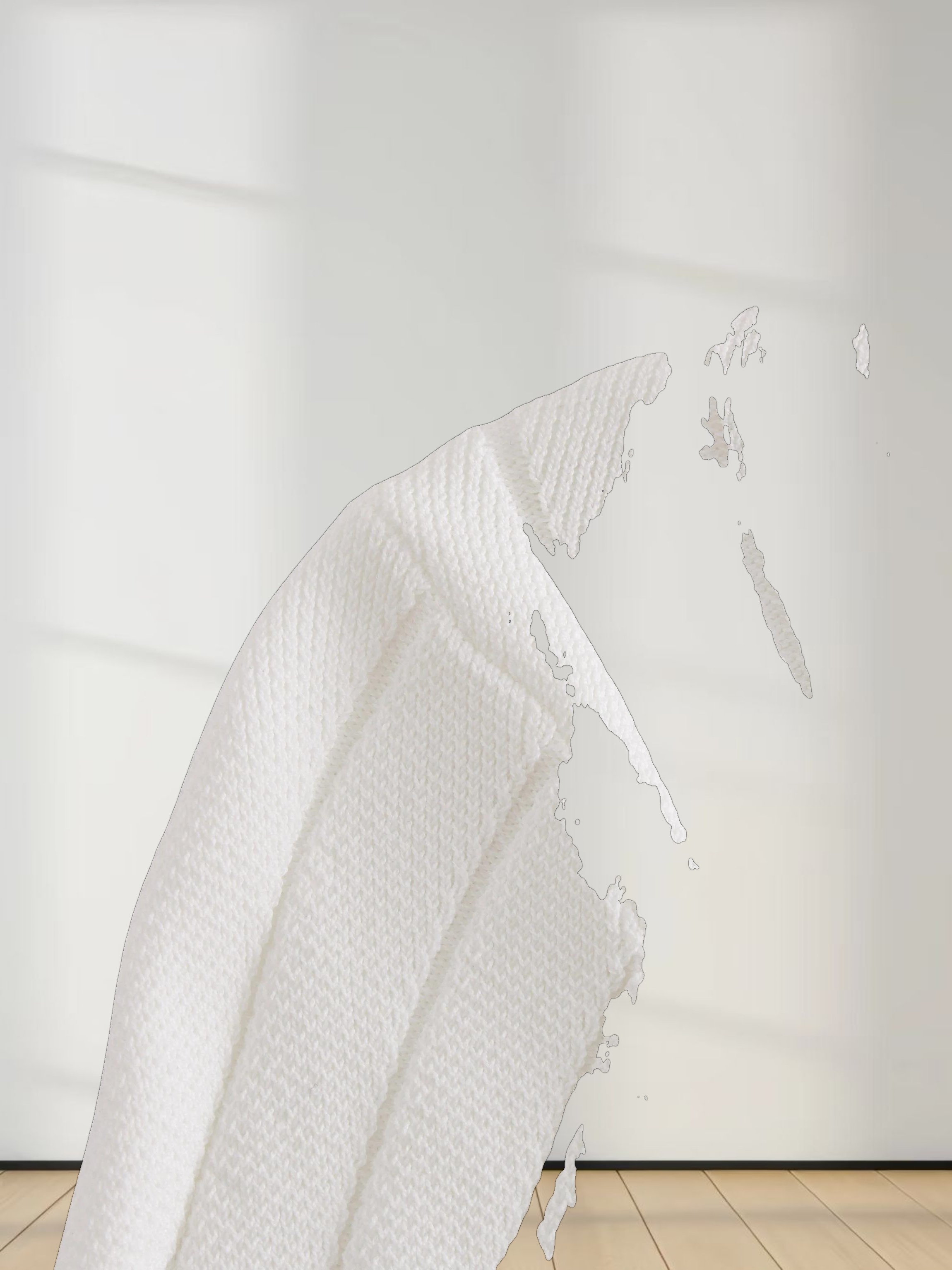 Silky Knit Cropped Cardigan-Ivory