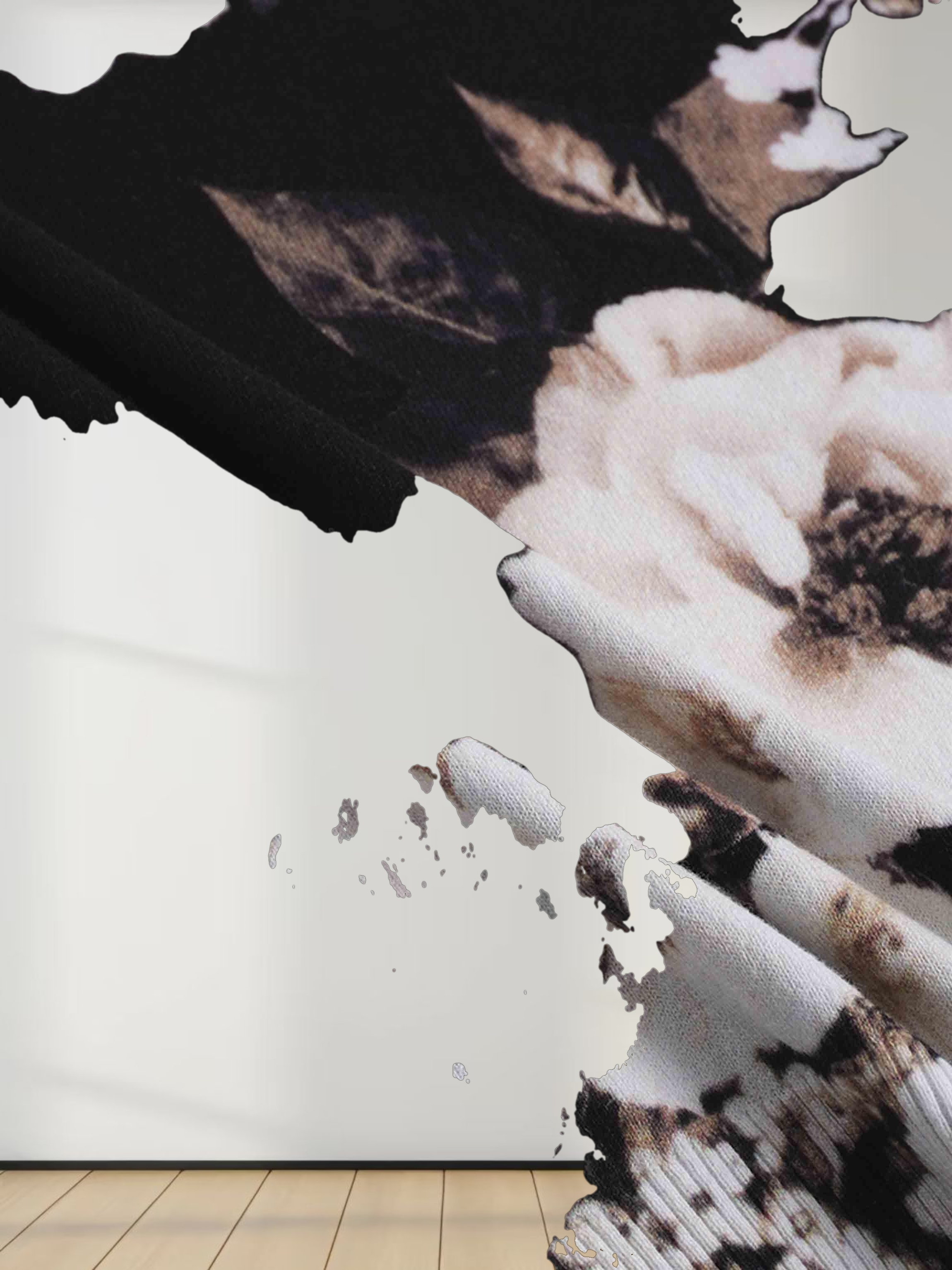 Printed Sweater-Gold Floral