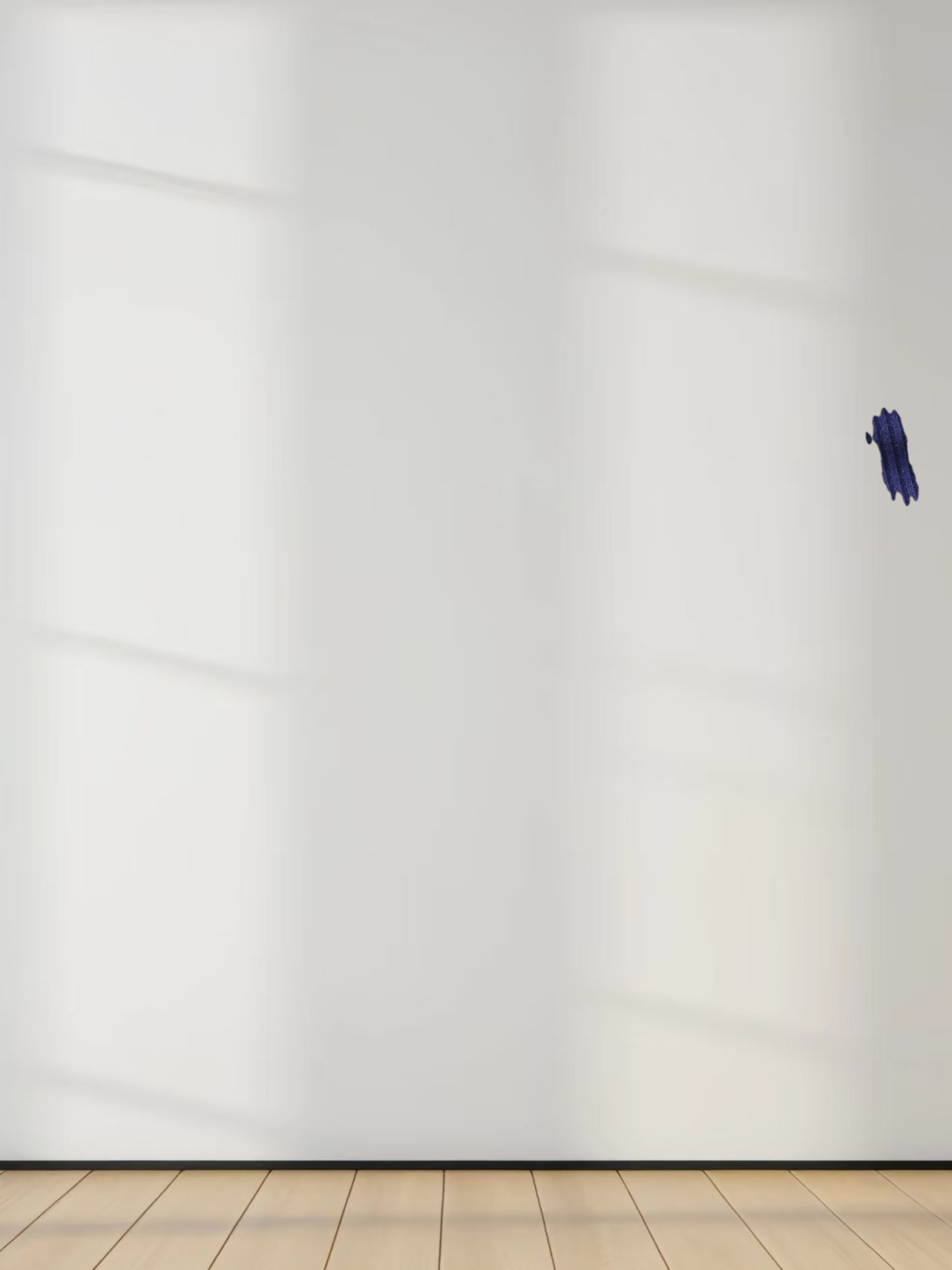 RIBBED WRAP TEE-NAVY