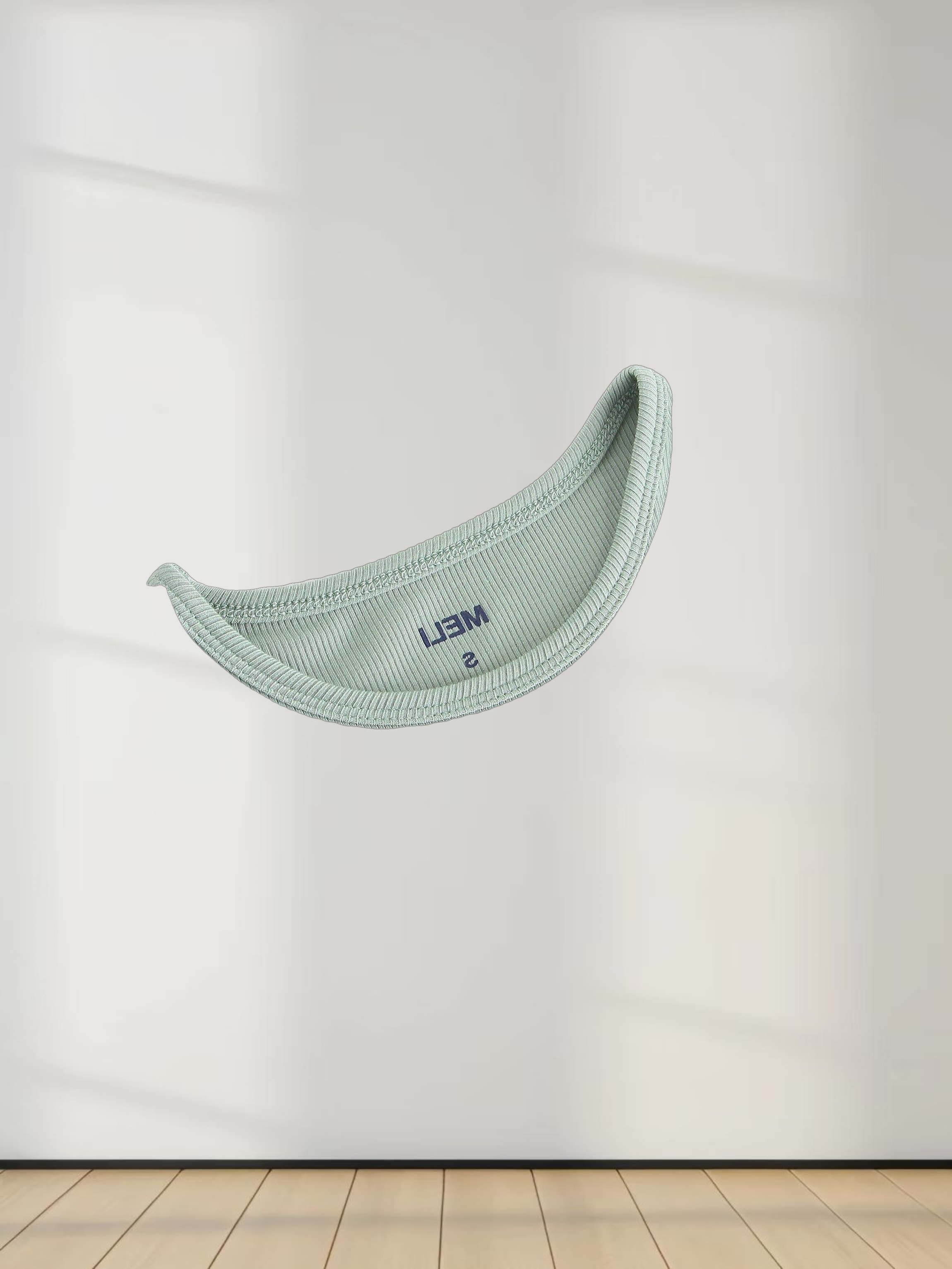 CLASSIC RIBBED CREW TEE 3Q-SAGE