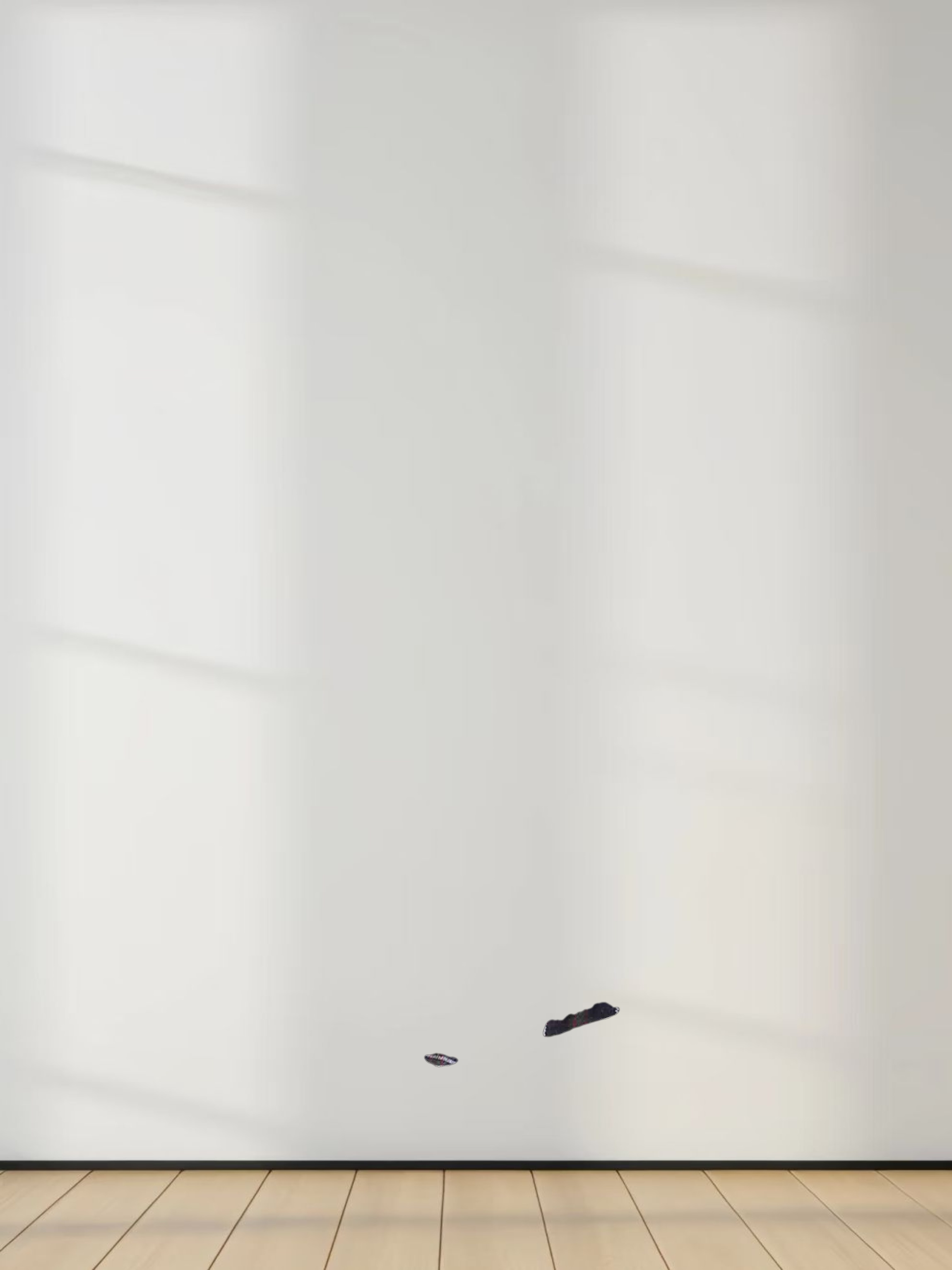 Puff Sleeve Blouse-Navy Plaid