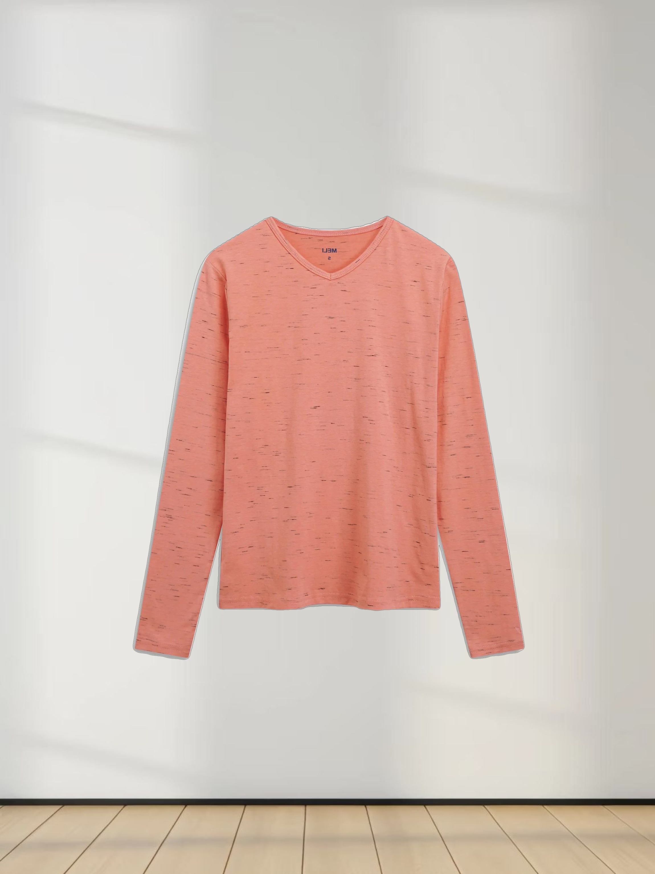 Spaced Dyed Tee-Coral