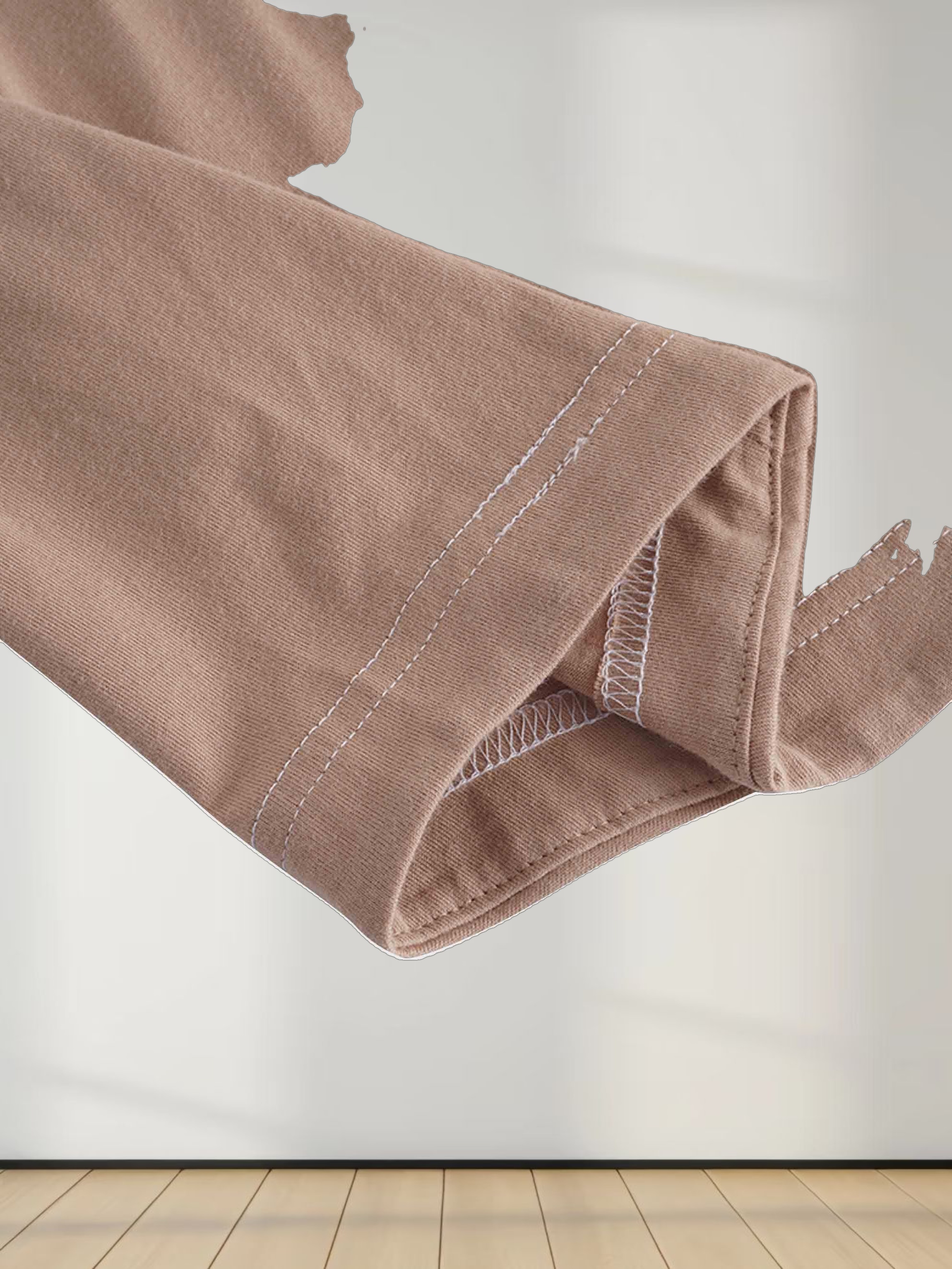 T-Shirt Maxi Dress-Tan