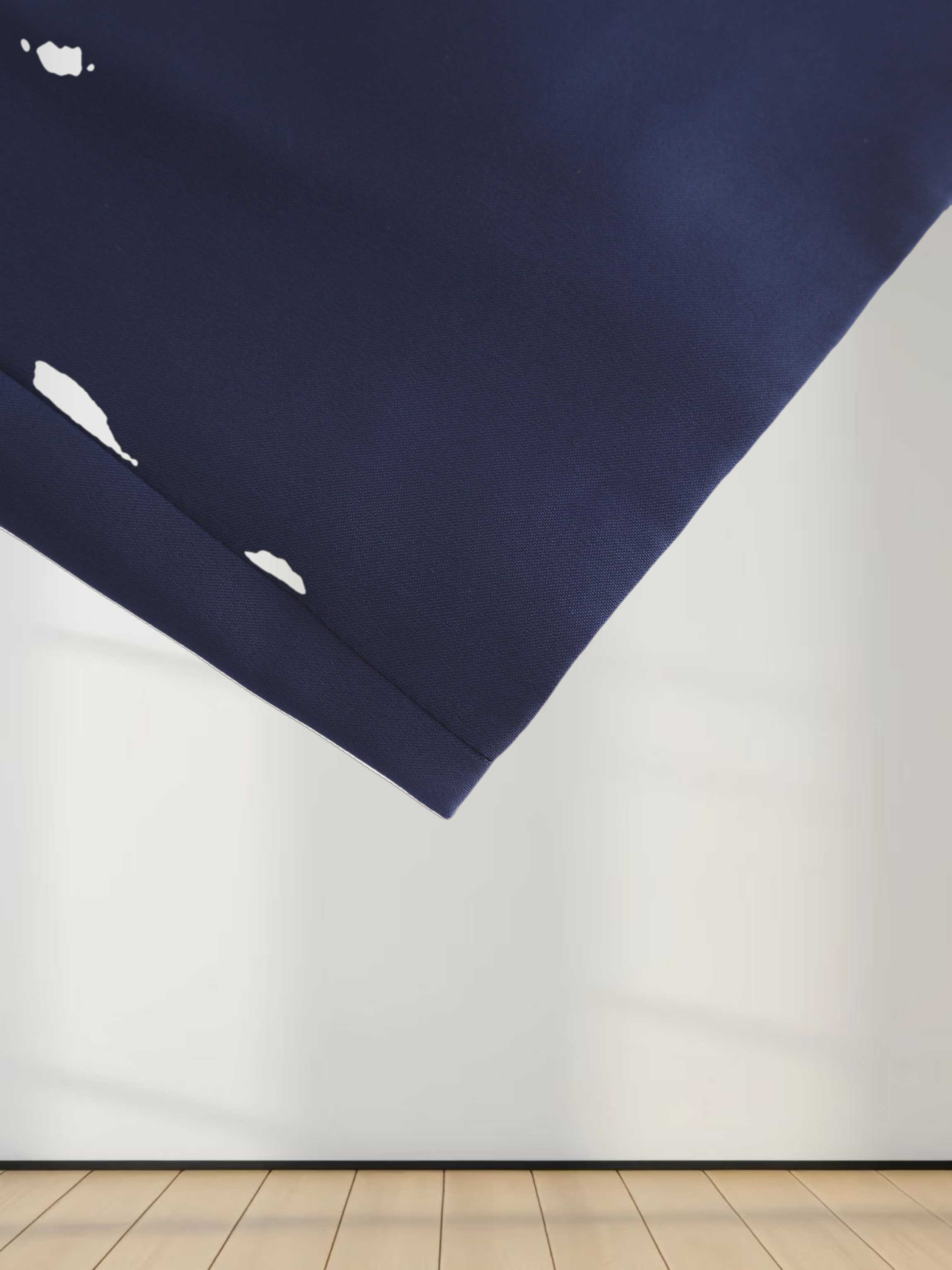 Satin Evening Blazer-Navy