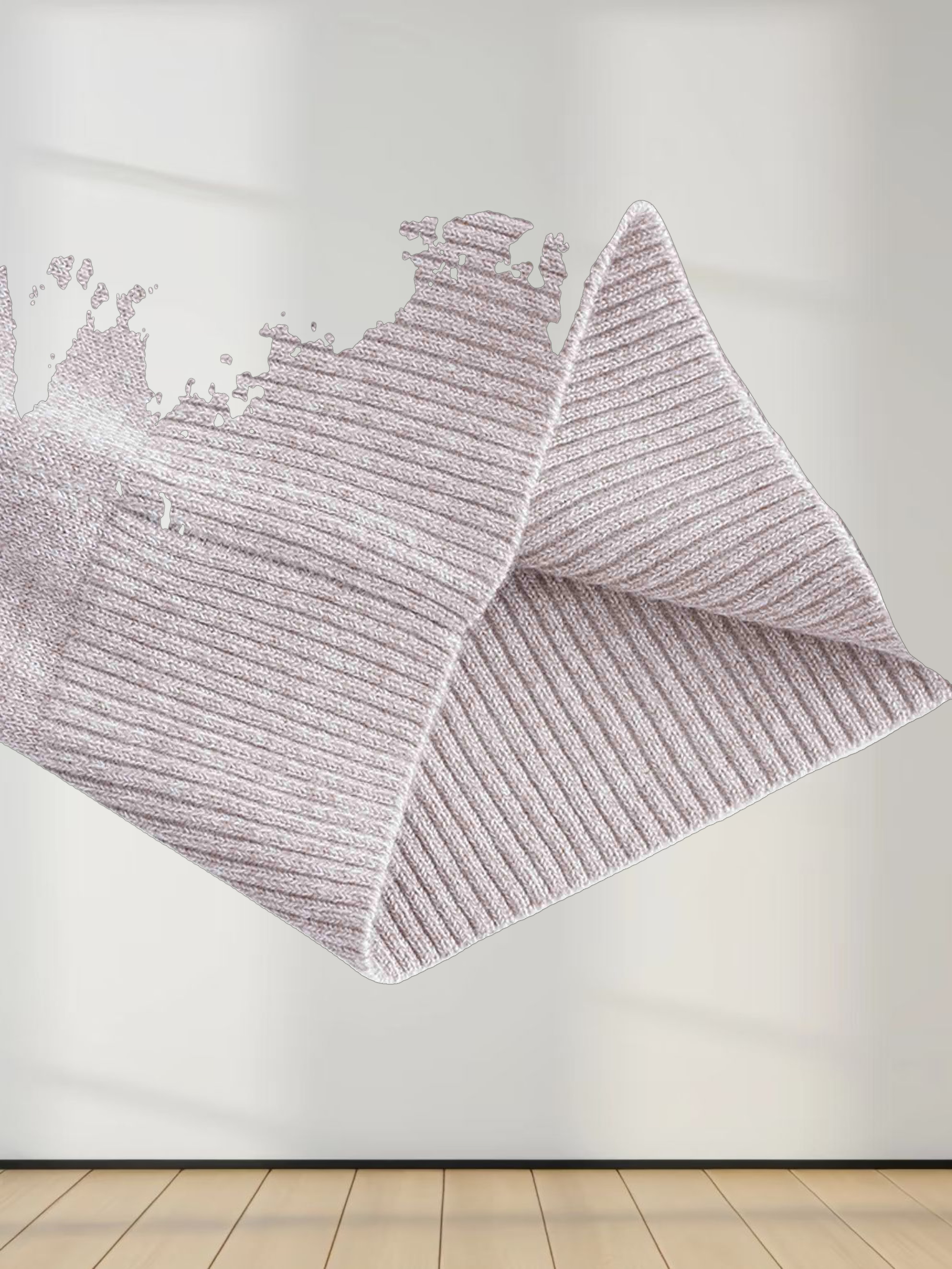 Basic Crew Sweater LS-Heathered Oatmeal