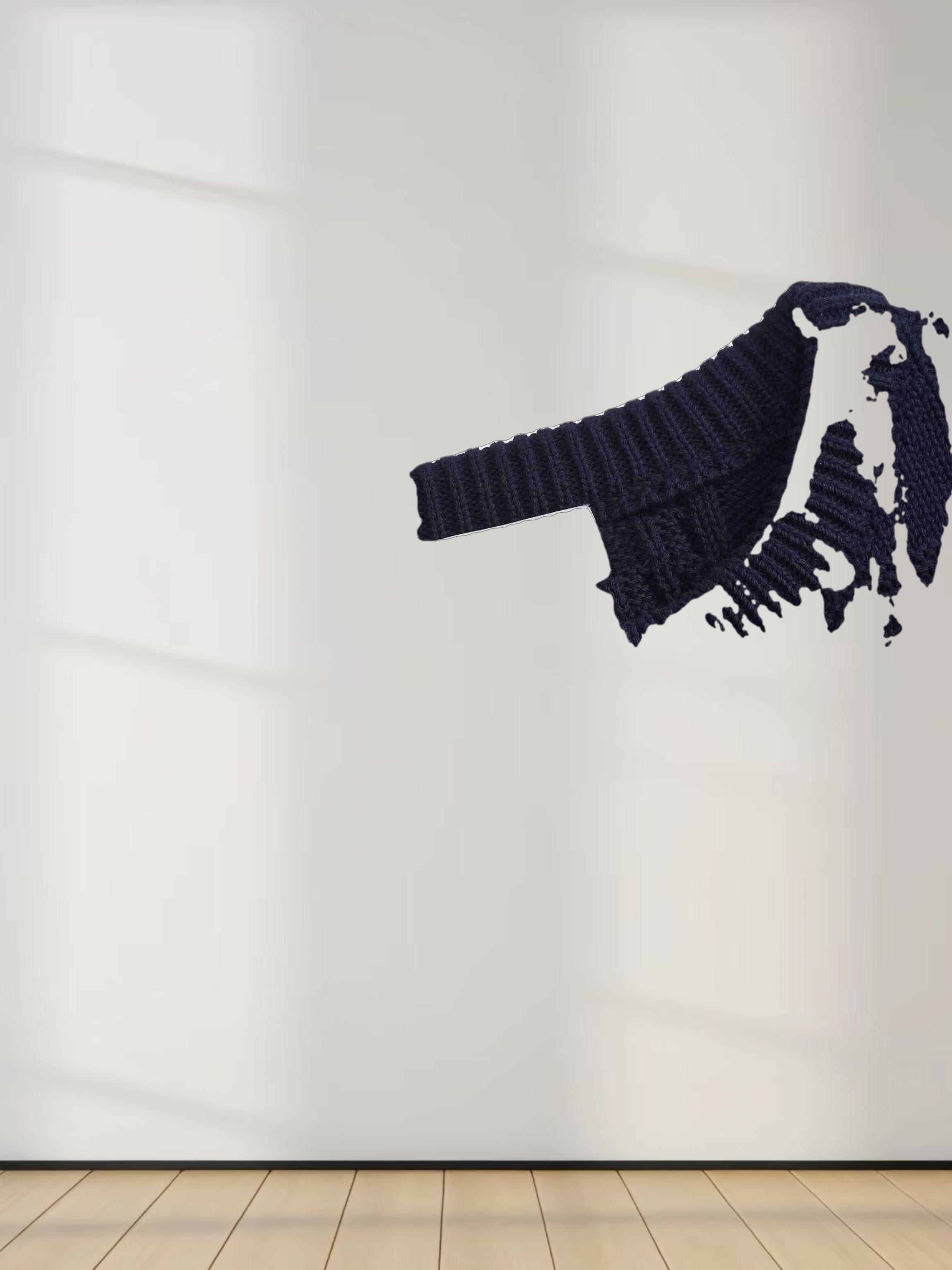 Cable Design Cardigan-Navy