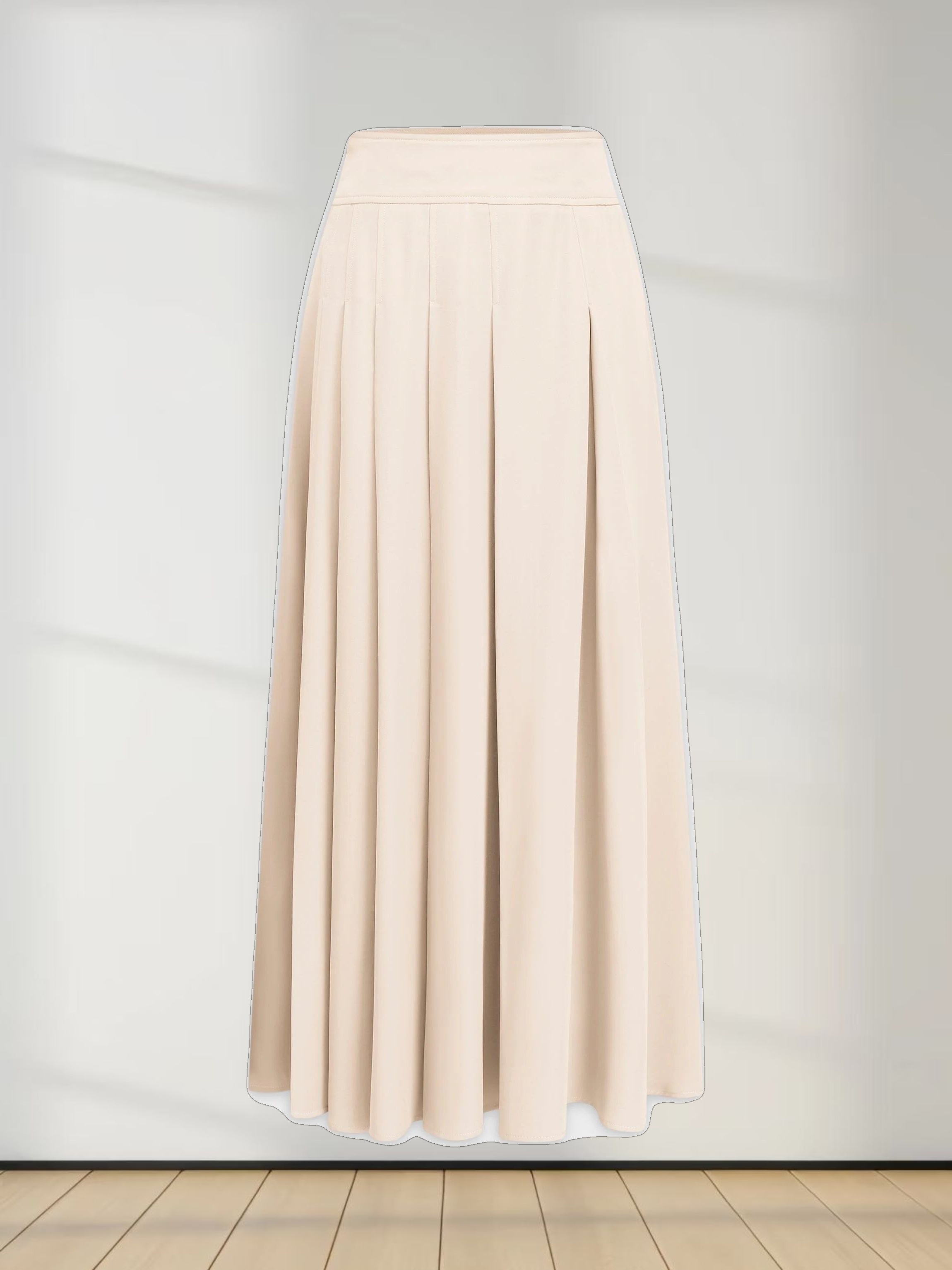 Yoke Pleated Skirt 37