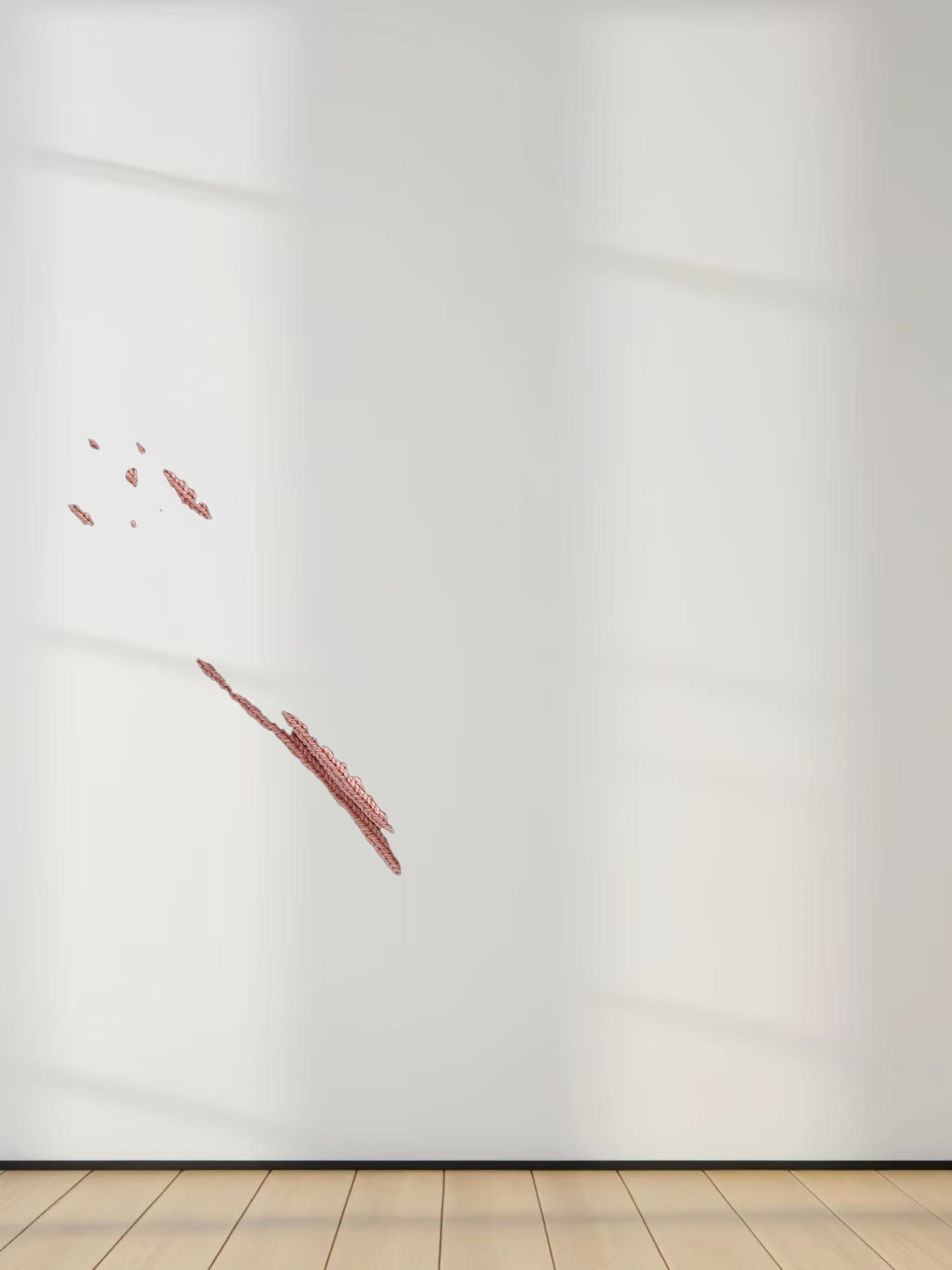 RIBBED WAISTED SWEATER-PEACH