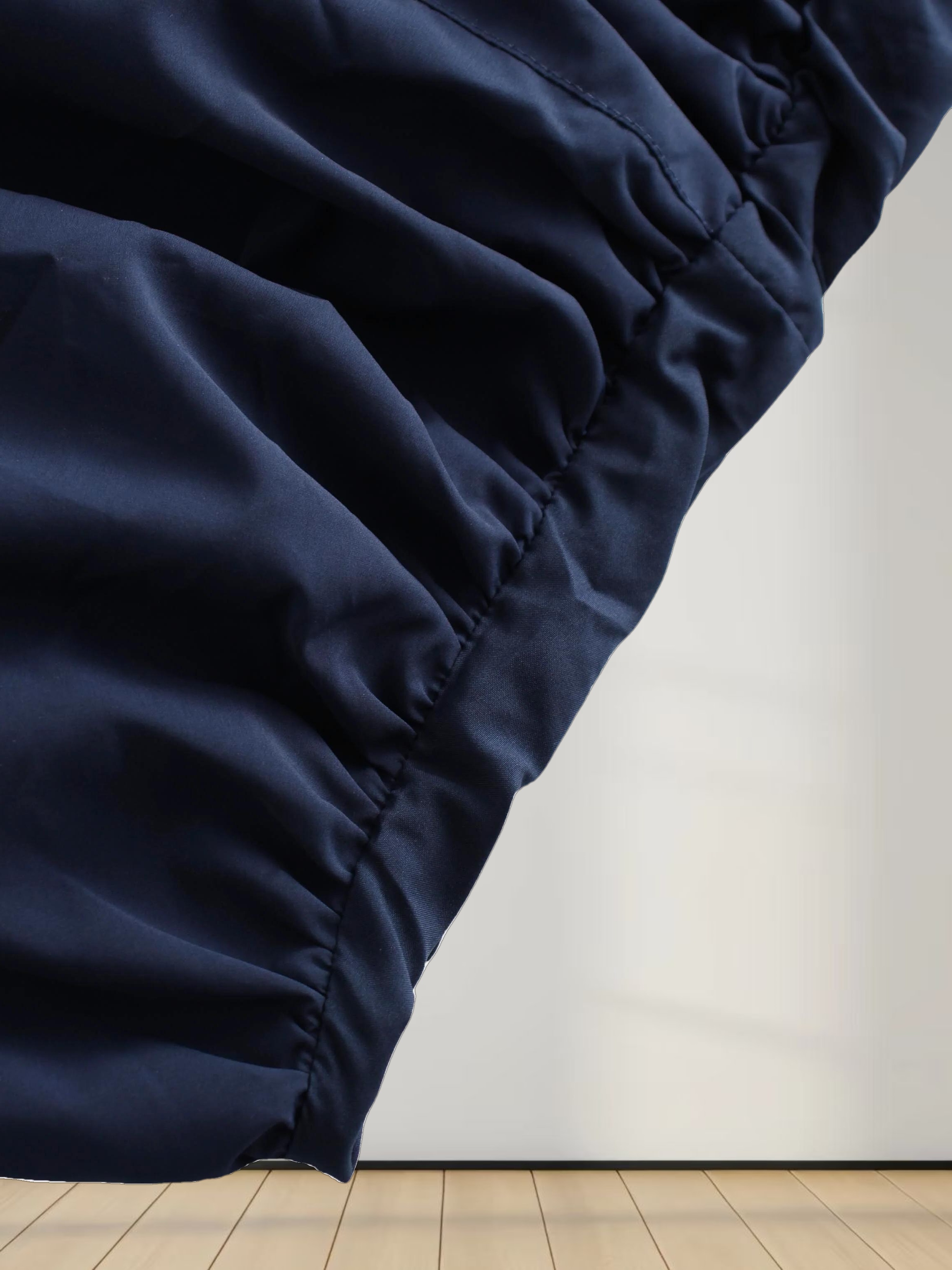 Taffeta Bubble Jumper-Navy